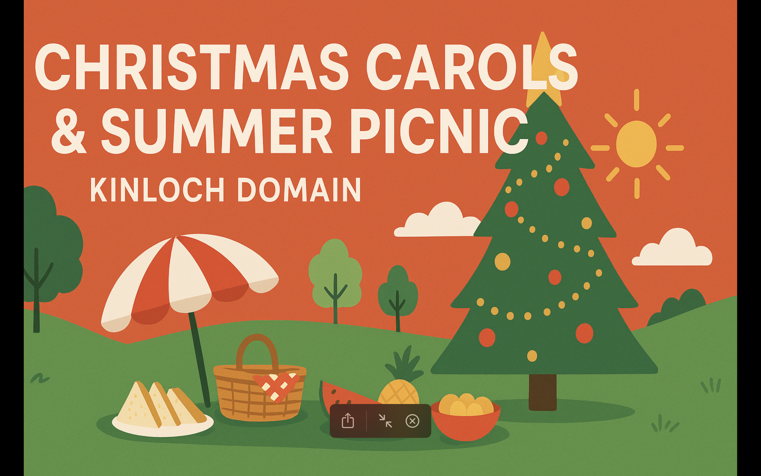 Christmas Carols and Summer Picnic in the Kinloch Domain