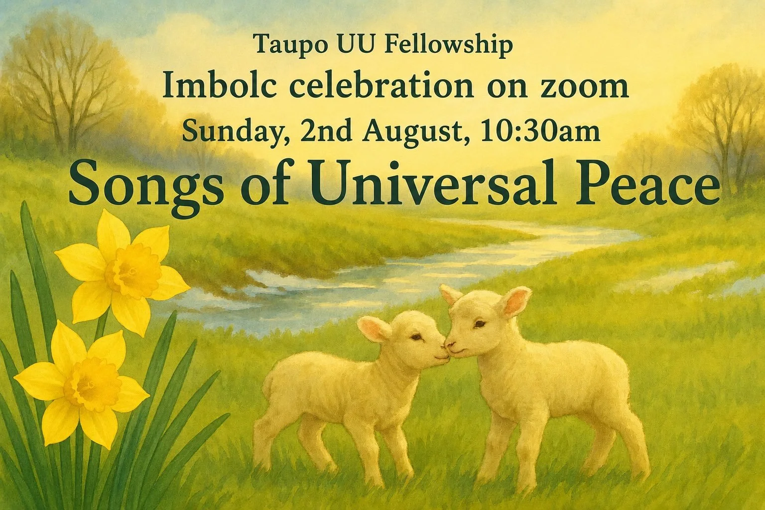 Songs of Universal Peace & Imbolc Celebration