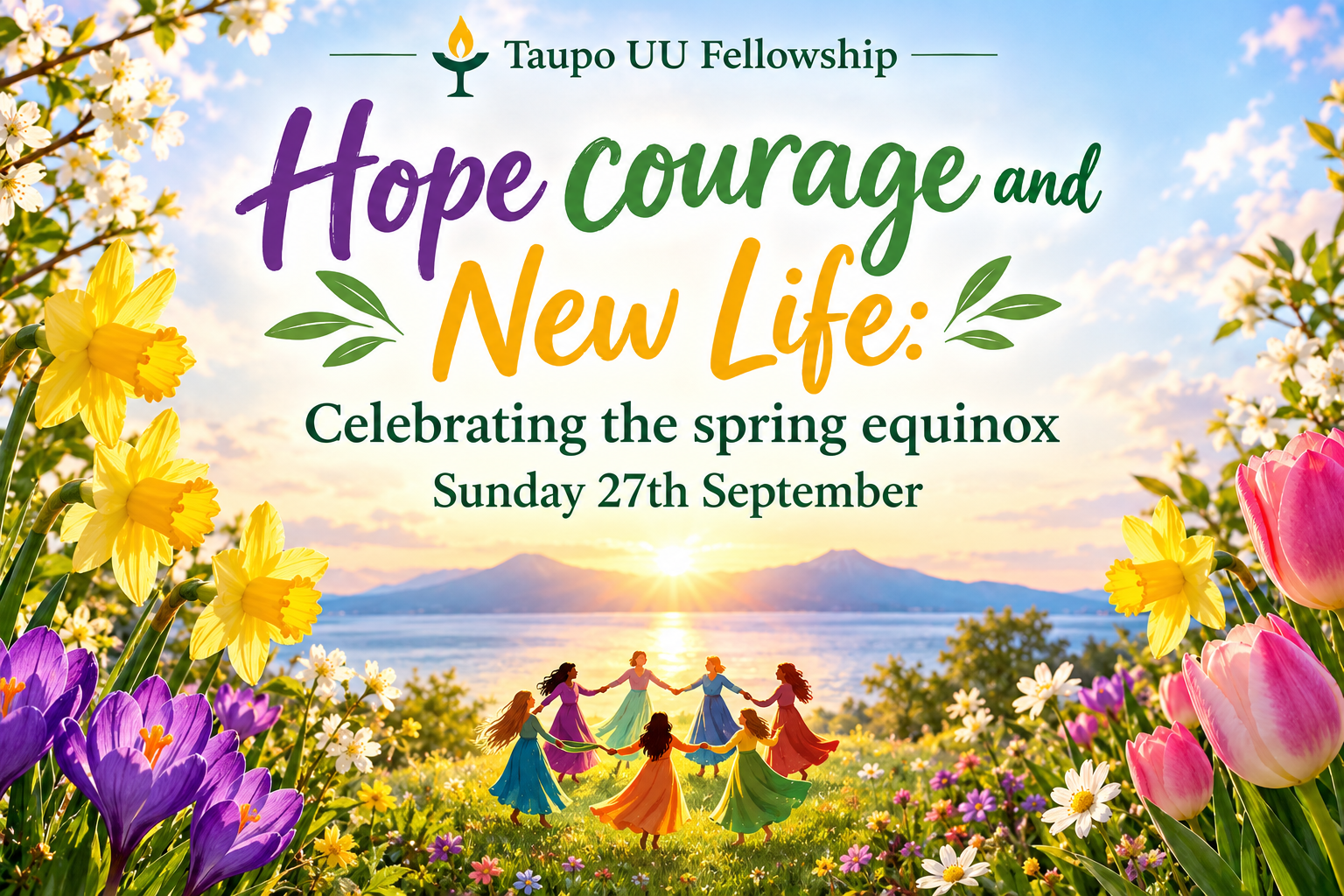Hope, Courage, and New Life- A community celebration