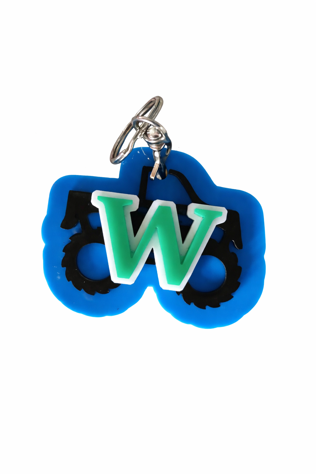 MONSTER TRUCK BAG TAG