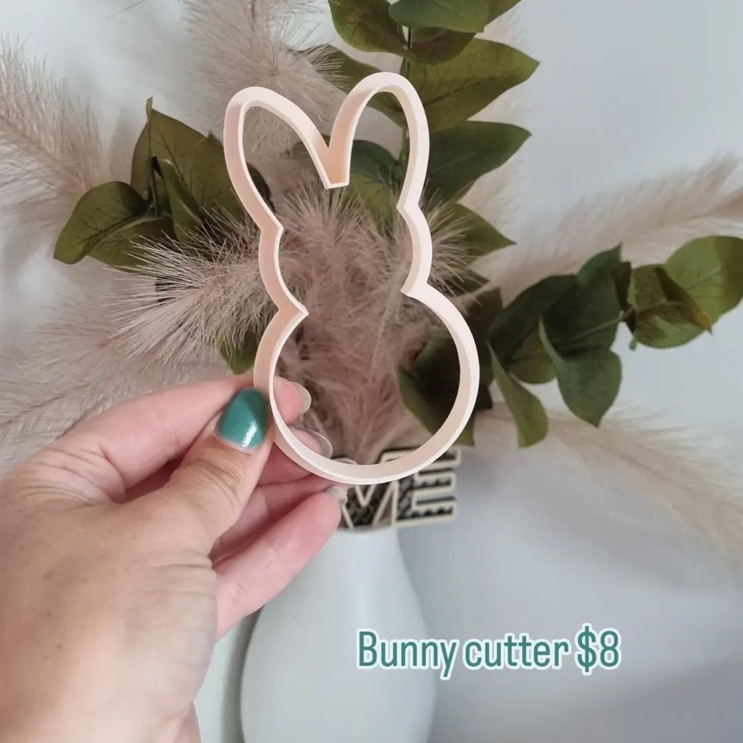 Bunny Cookie Cutter - Easter Bunny Cutter for Baking & Crafts