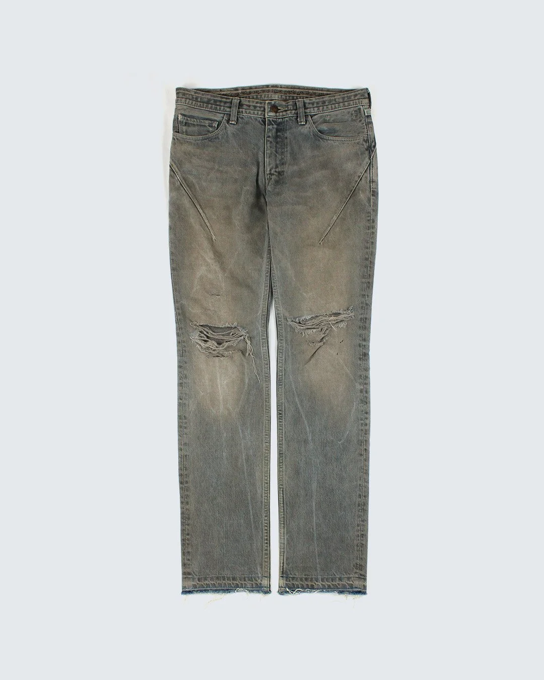 N(N) BY NUMBER (N)INE SS07 Mud-wash Denim Jeans — smithereen07