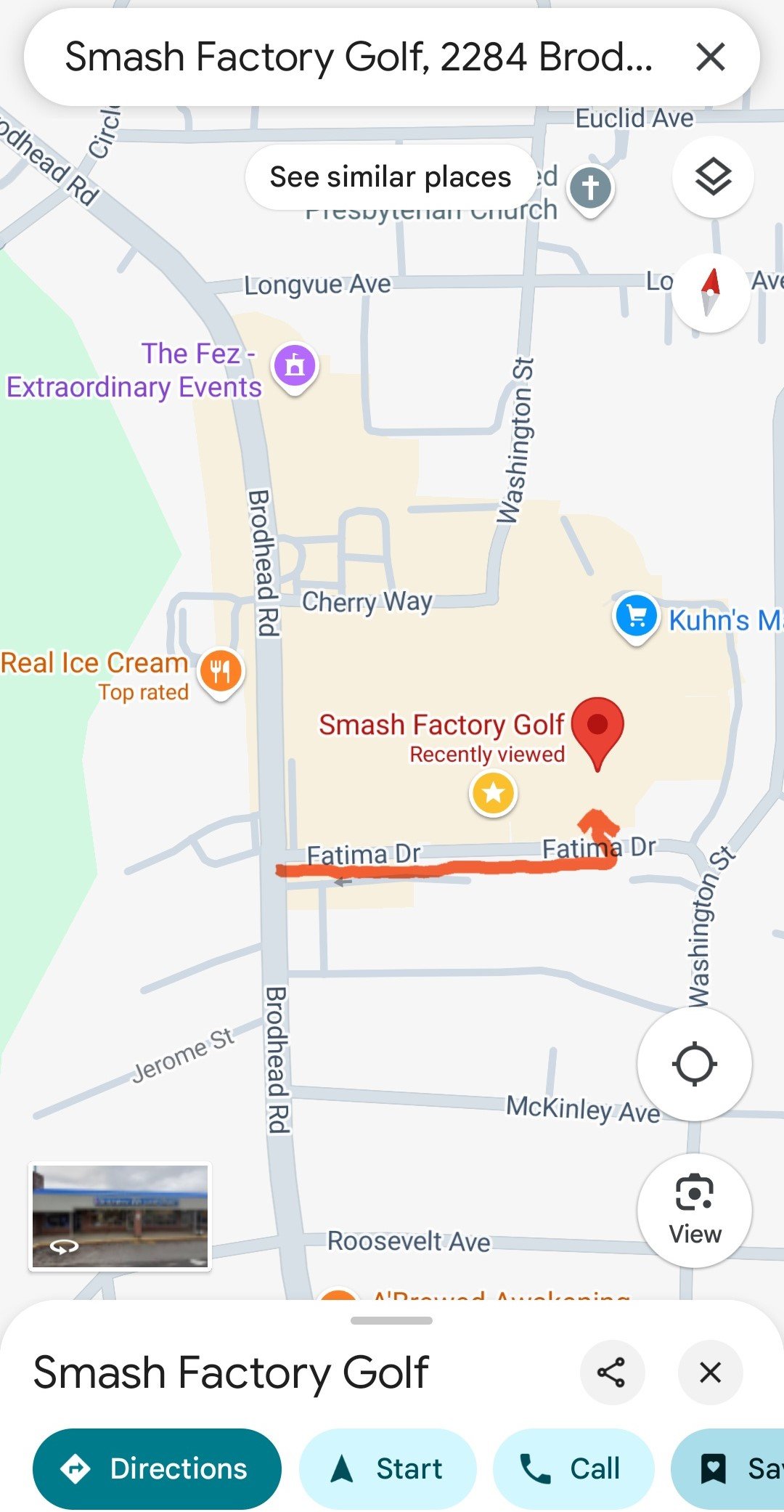 Location & Hours — Smash Factory Golf