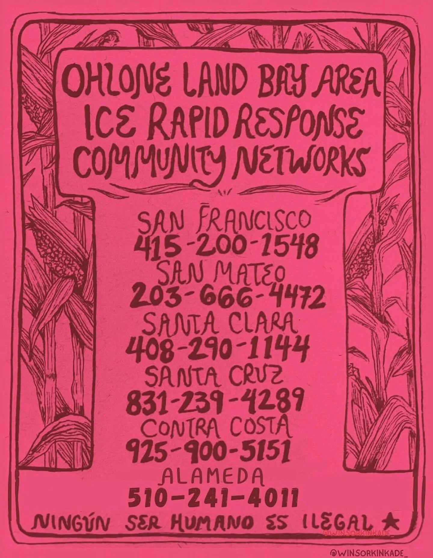 Save these numbers in your phone! Stay tuned for more resources to support our undocumented guests and colleagues. Want to get involved? Come to our CAT meetings every Wednesday at noon in L3E!