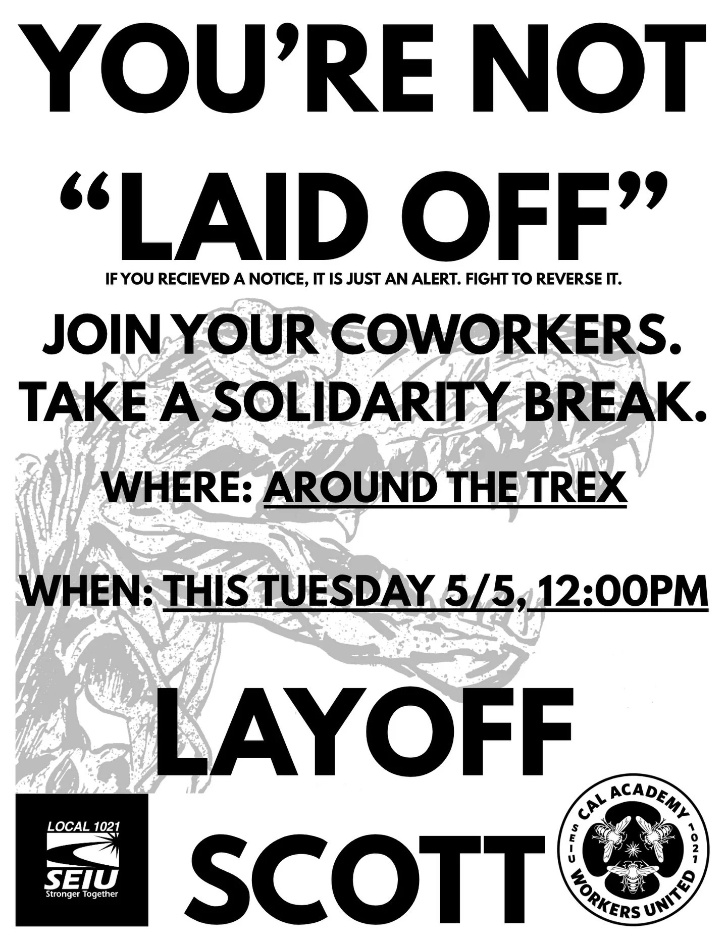 SEE YOU AT THE TREX TOMORROW AT NOON 🫡
