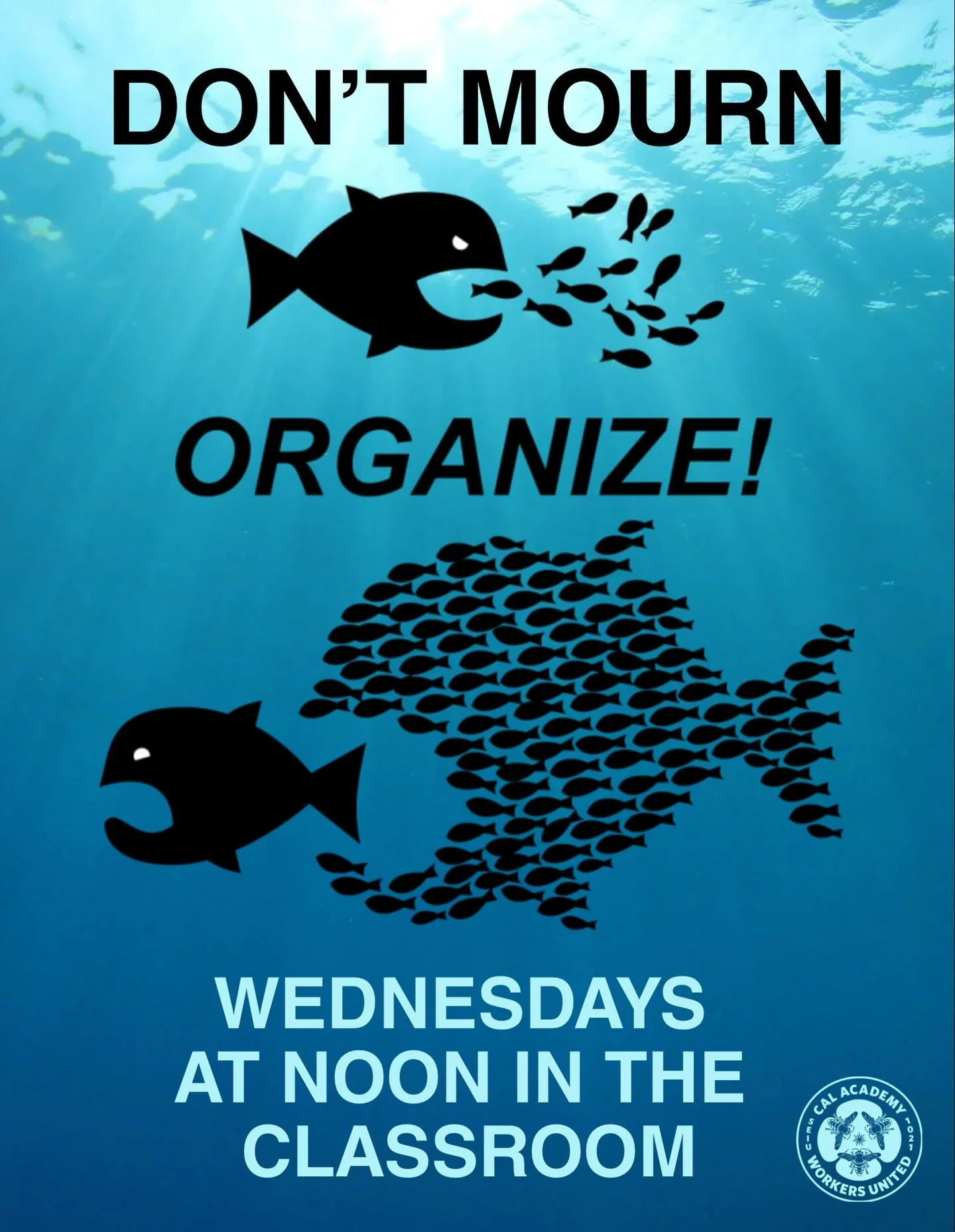 CAWU, we&rsquo;ll see you in the classroom TOMORROW for a report back from your newly-elected chapter board on the first meet &amp; confer with management about layoffs! DM us for the zoom link! Despite what they say, layoffs are not &ldquo;official&