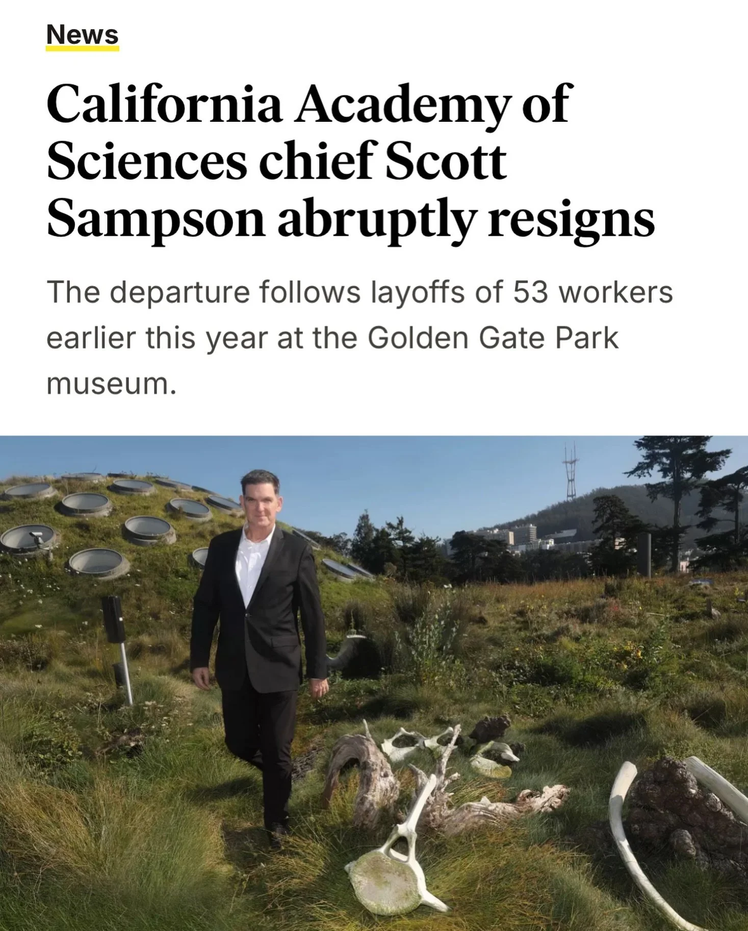Just a week after we marched on his office to return the cardboard boxes they left on our desks to pack up our things, Scott Sampson resigns. Make no mistake, he&rsquo;s not stepping down to write his book. He was already doing that on company time. 