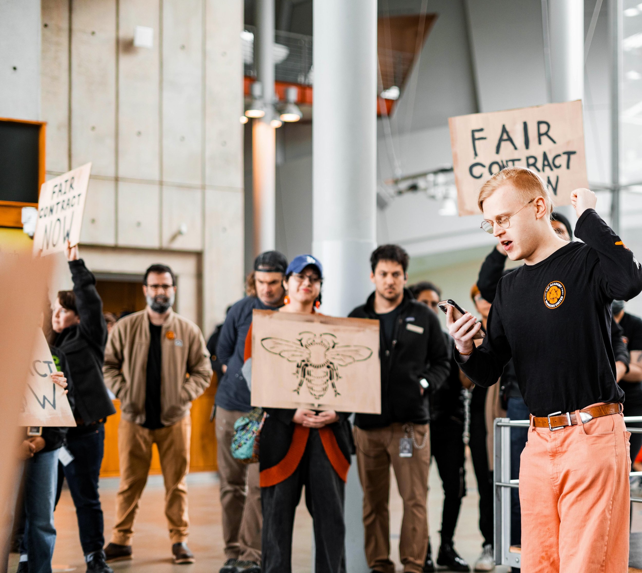 &ldquo;We believe [Scott Sampson&rsquo;s resignation] was the correct first step in order to restore an Academy leadership structure which puts the people who enact the Academy&rsquo;s mission first,&rdquo; said CAWU President Teddy Vollman, who is o