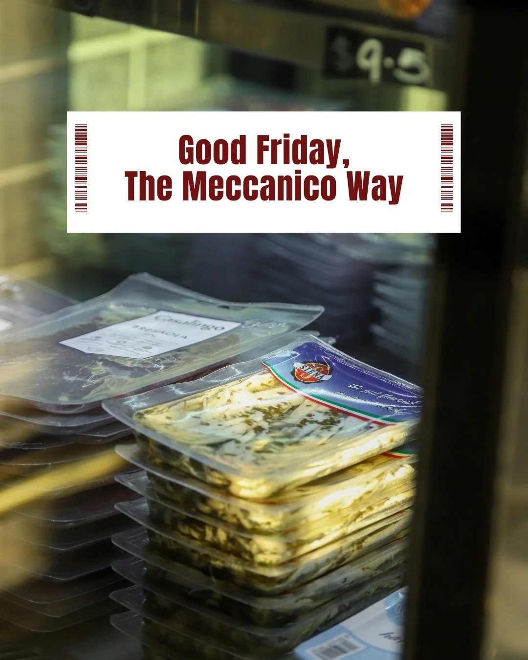 Good Friday, the Meccanico way 🐟

A table of simple things done well, think anchovies on sourdough, beautiful tinned seafood, burrata, and fresh panini alongside your morning coffee or a glass of something chilled.

Keeping things a little lighter t