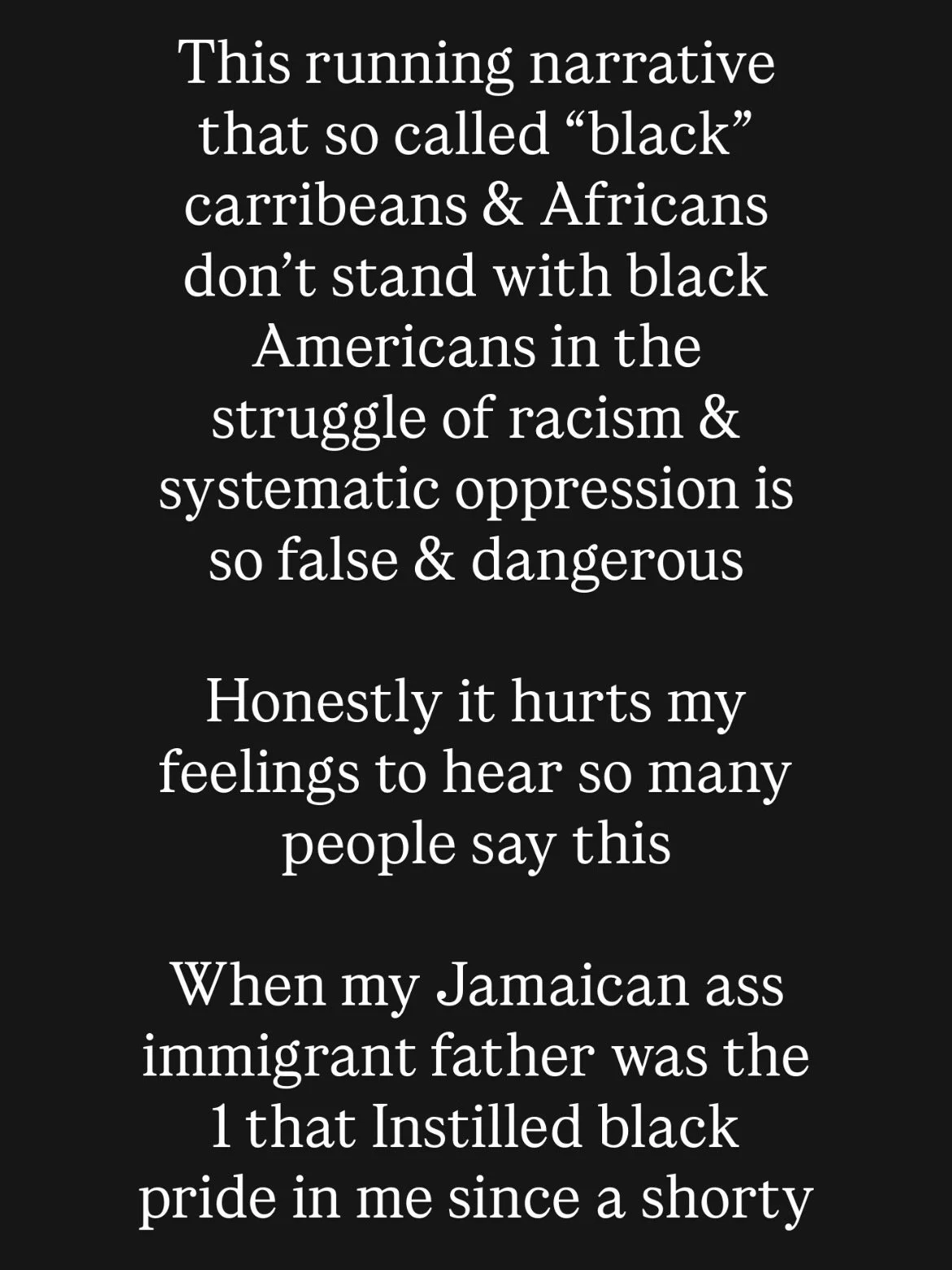 DIASPORA UNITY what I stand for 

✊🏽❤️&zwj;🔥🖤💚 nothing else 

You don&rsquo;t like it the unfollow button is right there 

Free Palestine Free Congo Free Sudan Free Haiti Free Venezuela Free all oppressed people all over the planet 🌍 

#diaspora
