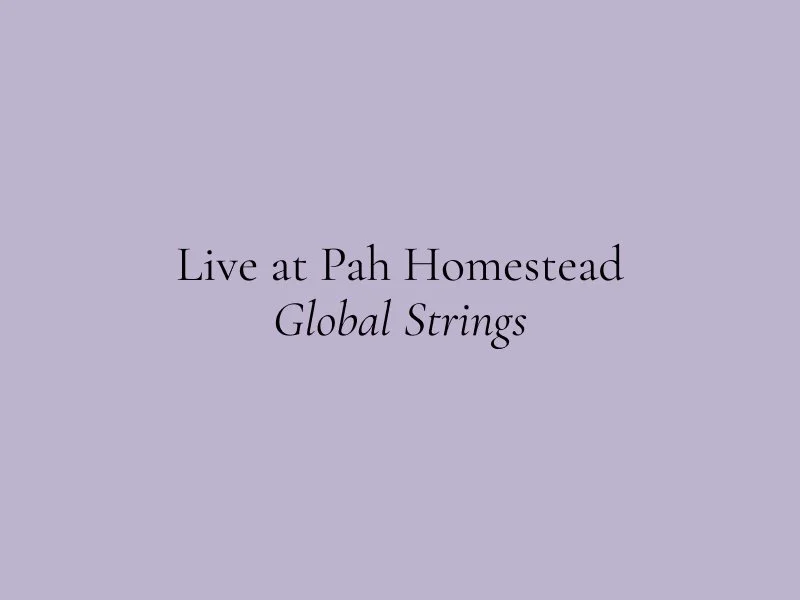 Sunday Concert: Global Strings