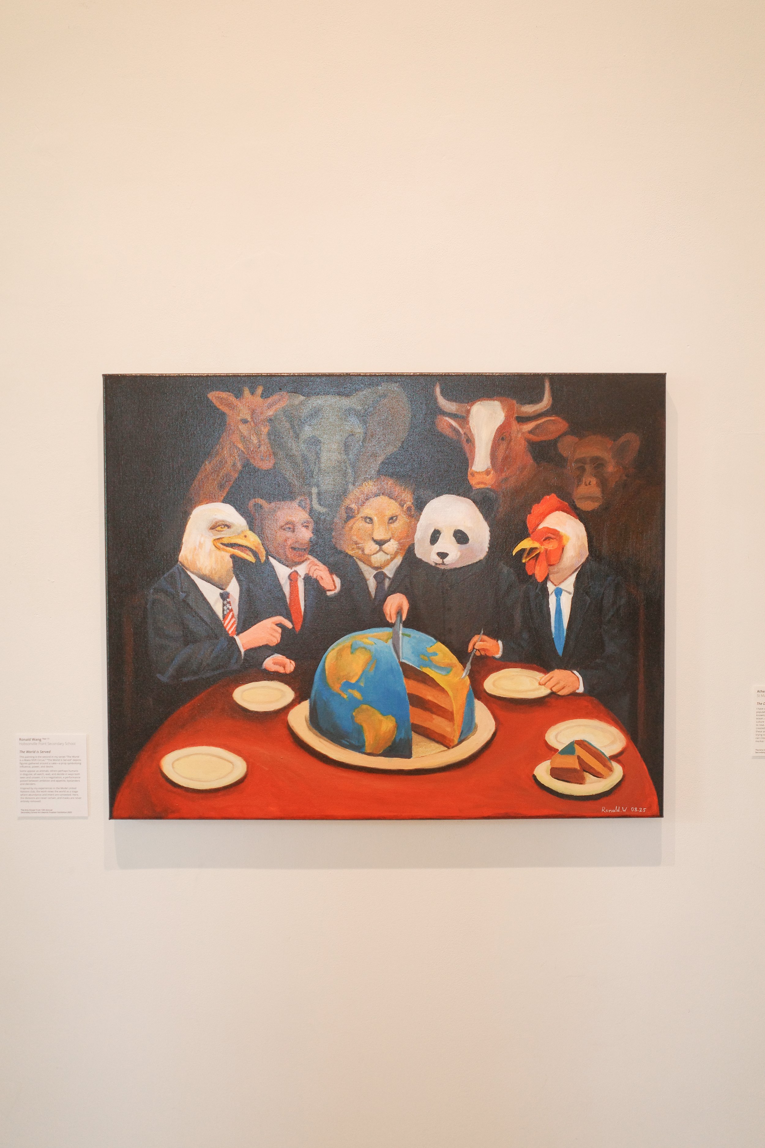 People's Choice Award Winner: The World is Served - Ronald Wang (Hobsonville Point Secondary School)