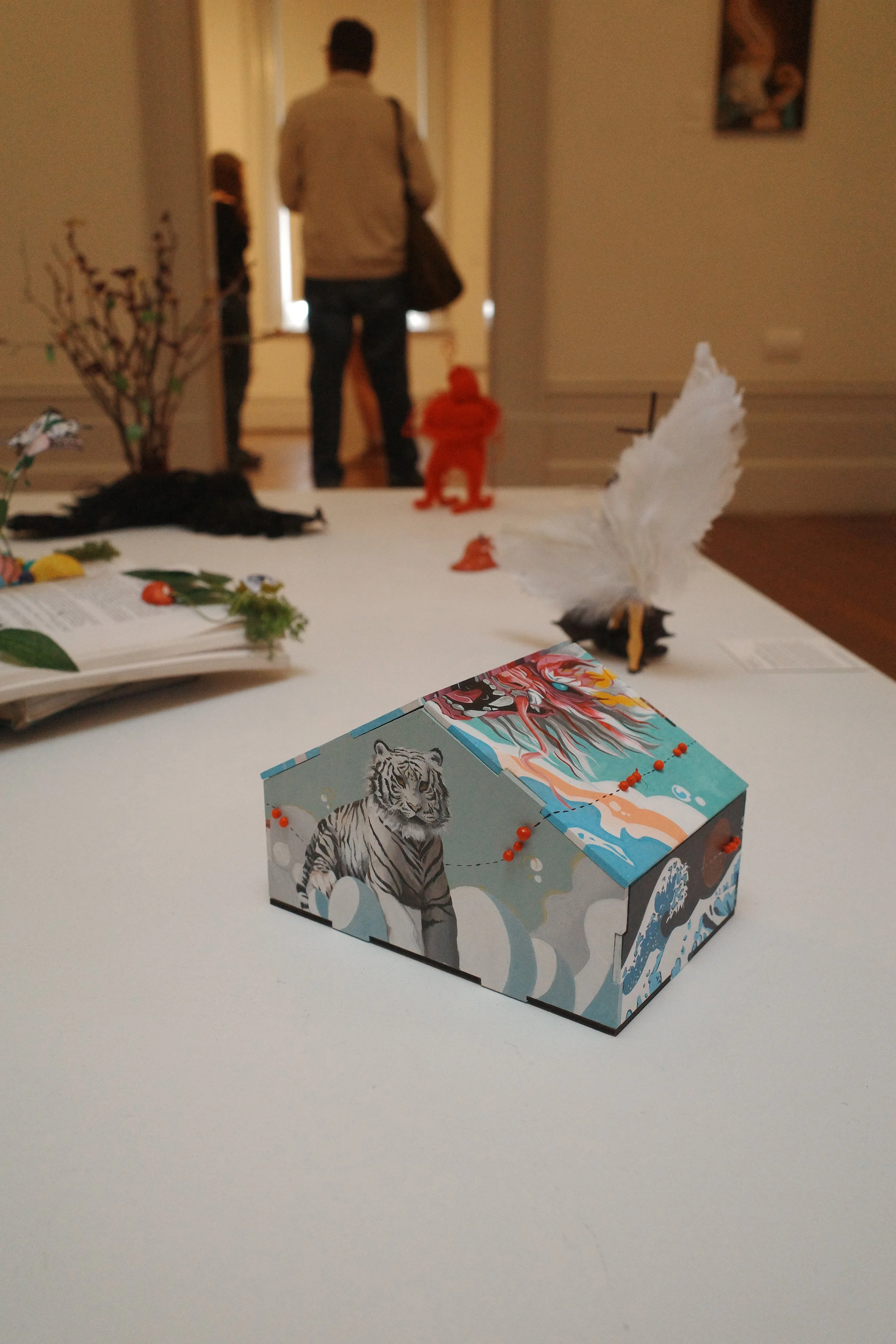 Third Place Winner: The Four Holy Beasts - Isabella Chen (Botany Downs Secondary School)