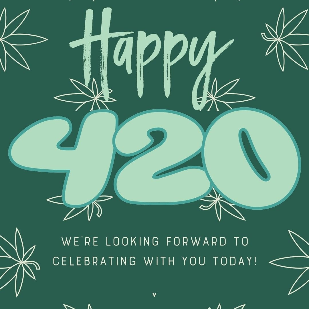 Happy Four-Twenty!! 🌲 We are looking forward to celebrating our favorite holidaze with you today! Don't forget about all the fun activities and deals we have lined up to honor one of our favorite plants!
.
Do you know how 4/20 became notorious for a