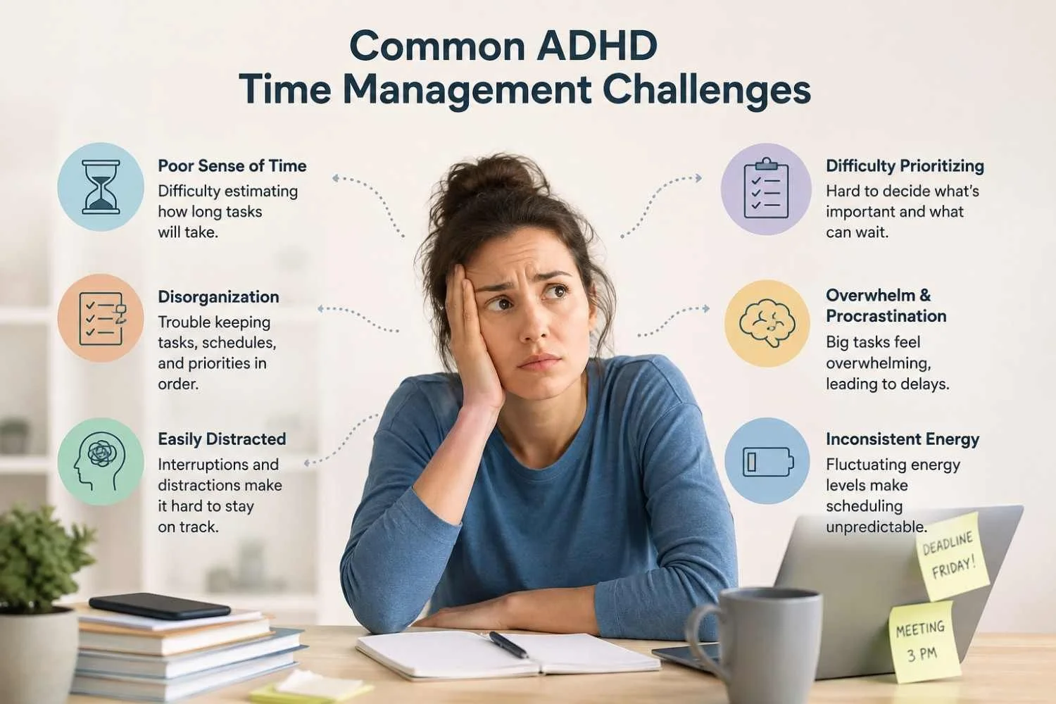 common adhd time management challenges
