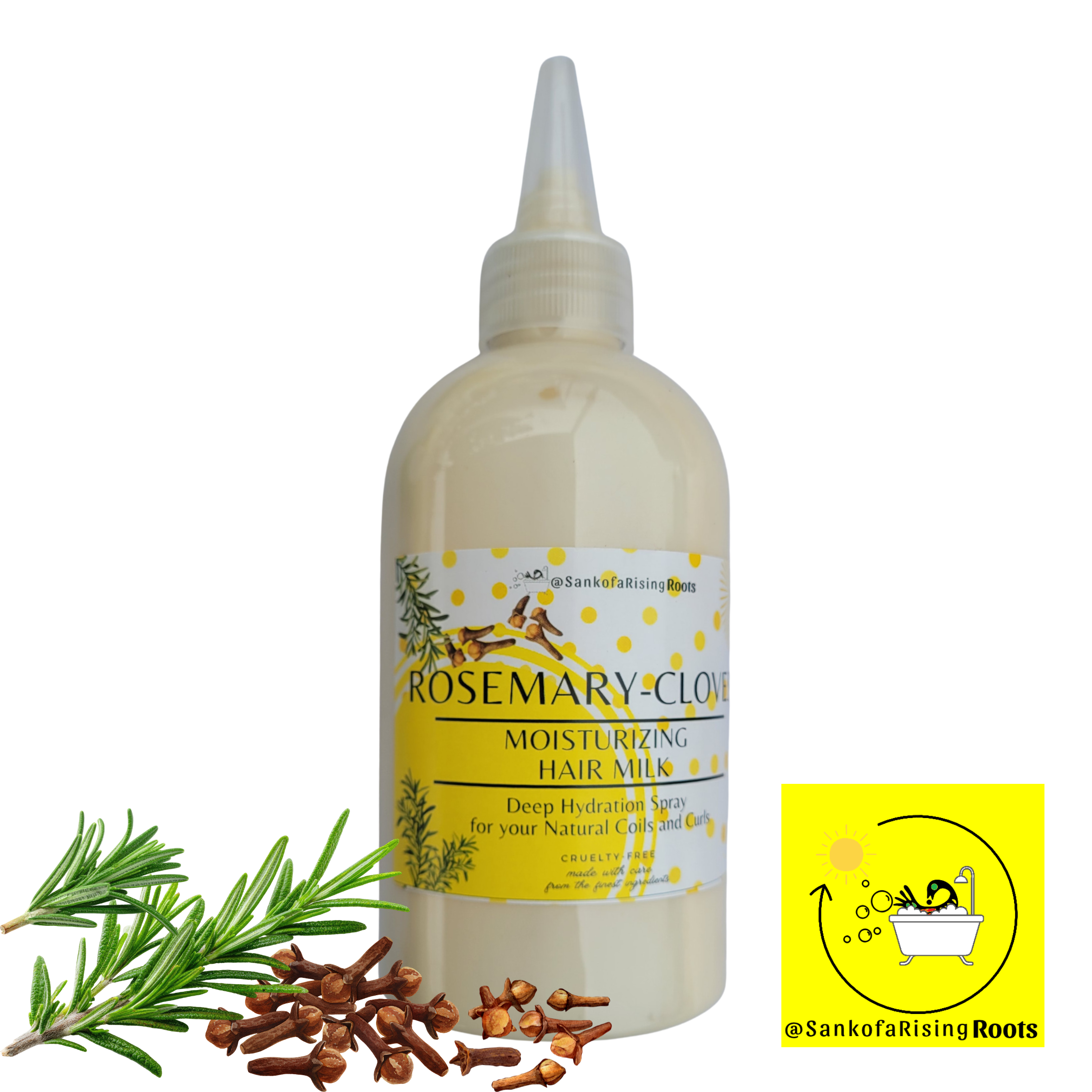 rosemary-cloves moisturizing hair milk