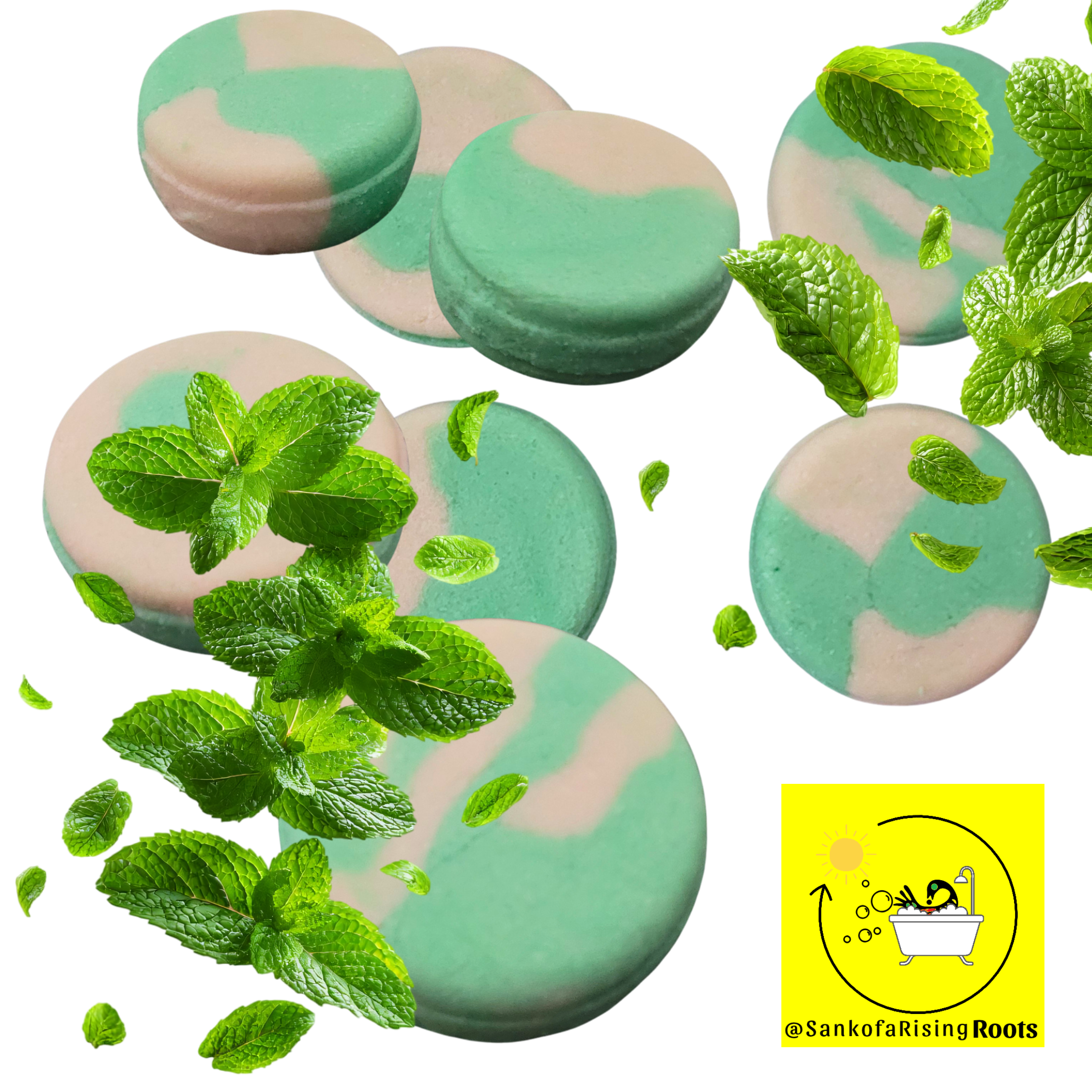 cocoa-mint shampoo bar