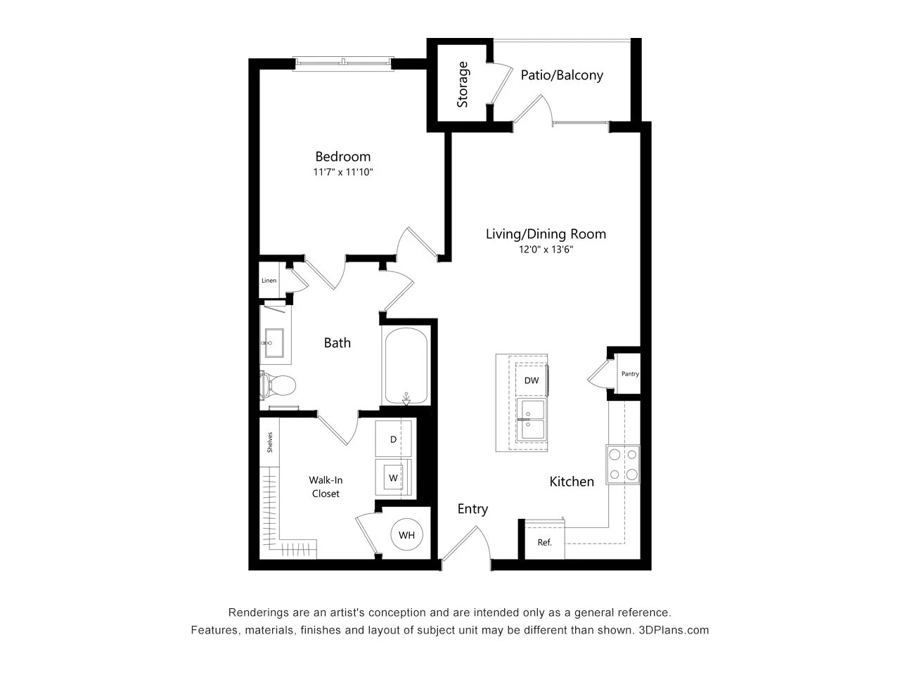 1 Bedroom | 1 Bathroom
