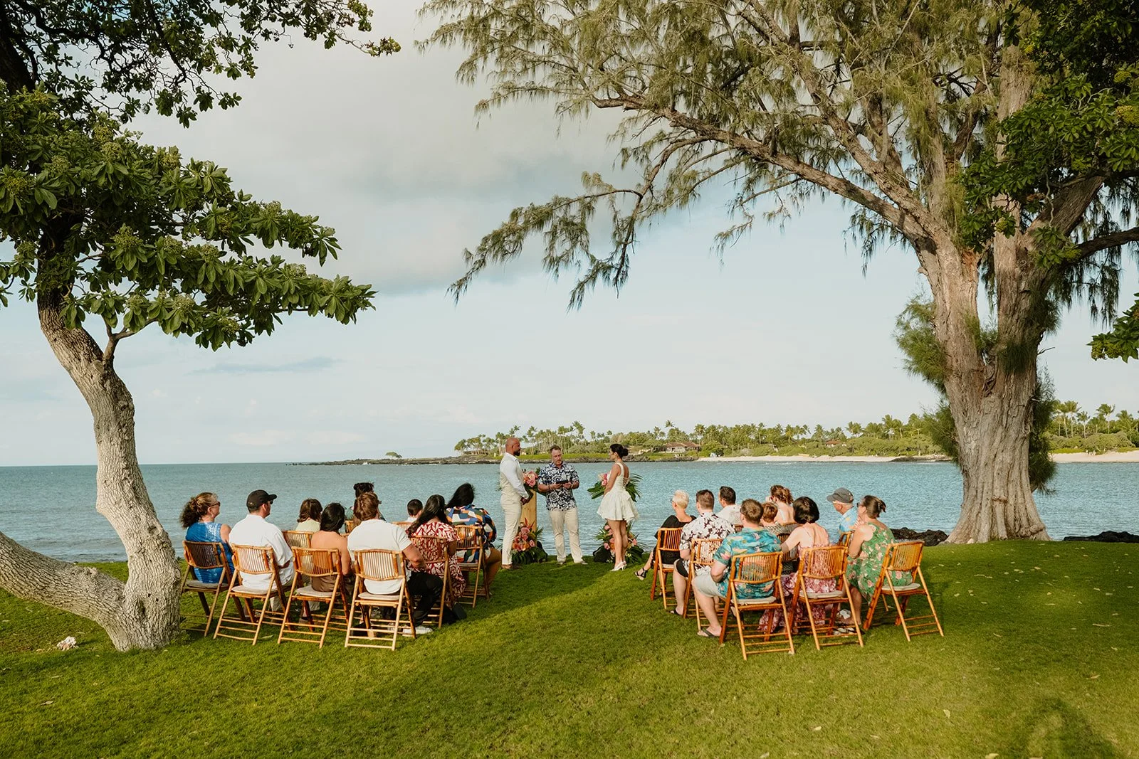 Big Island Wedding Ceremony Setup
