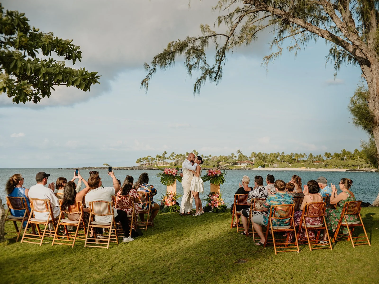 Wedding Setup for Small Wedding Big Island Hawaii