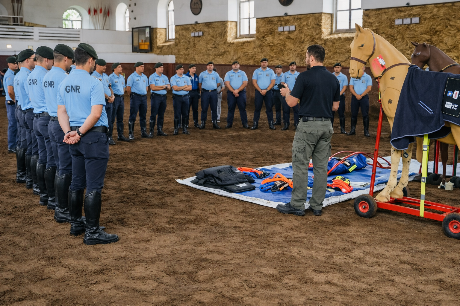 GNR recebe primeira formação especializada em resgate de animais de grande porte
