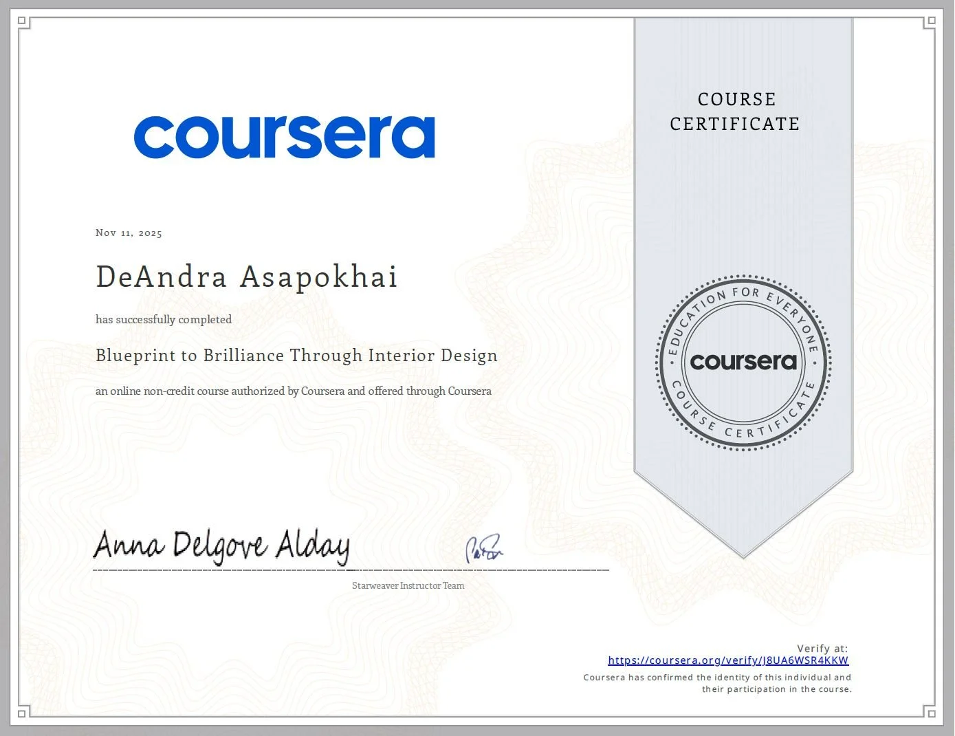 Blueprint to Brilliance Through Interior Design—November 2025