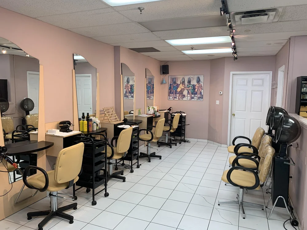  The hair salon at Ragga Hair Studio &amp; Beauty Supply Store on Friday, March 19, 2021. (DeAndra Asapokhai/ RSJ) 
