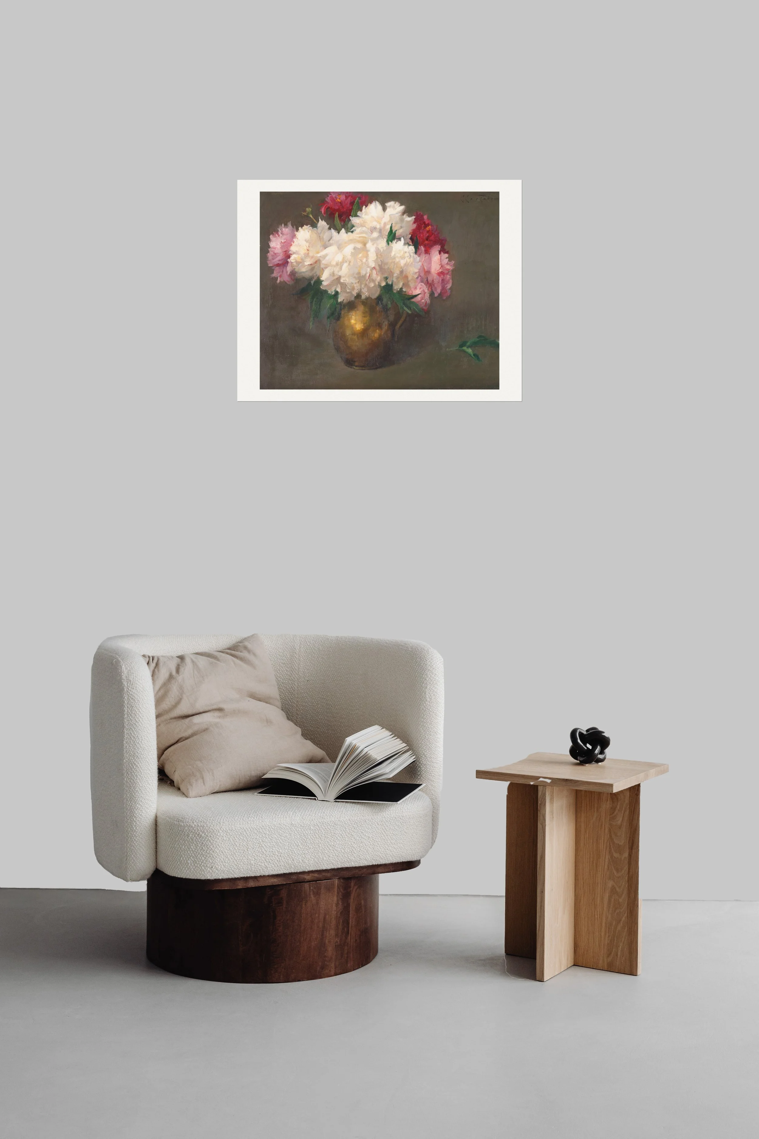 cc - peonies with gold vase 18"x14".jpg