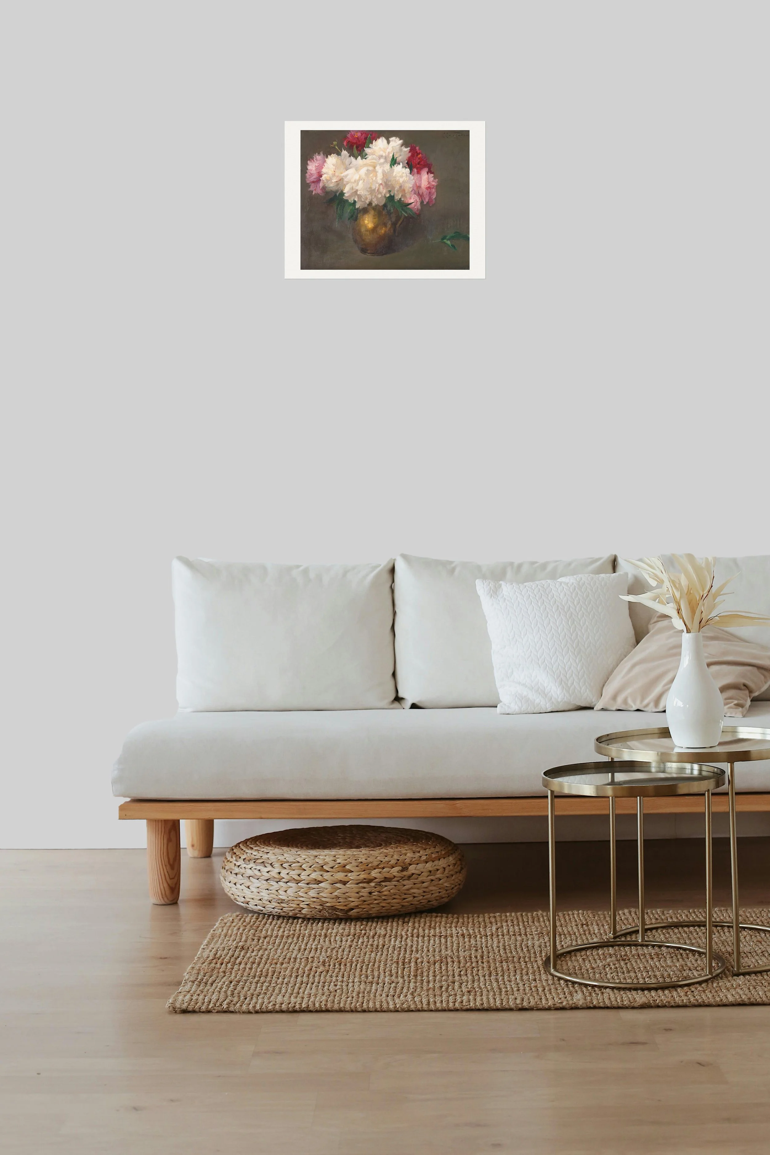 cc - peonies with gold vase 14"x11".jpg