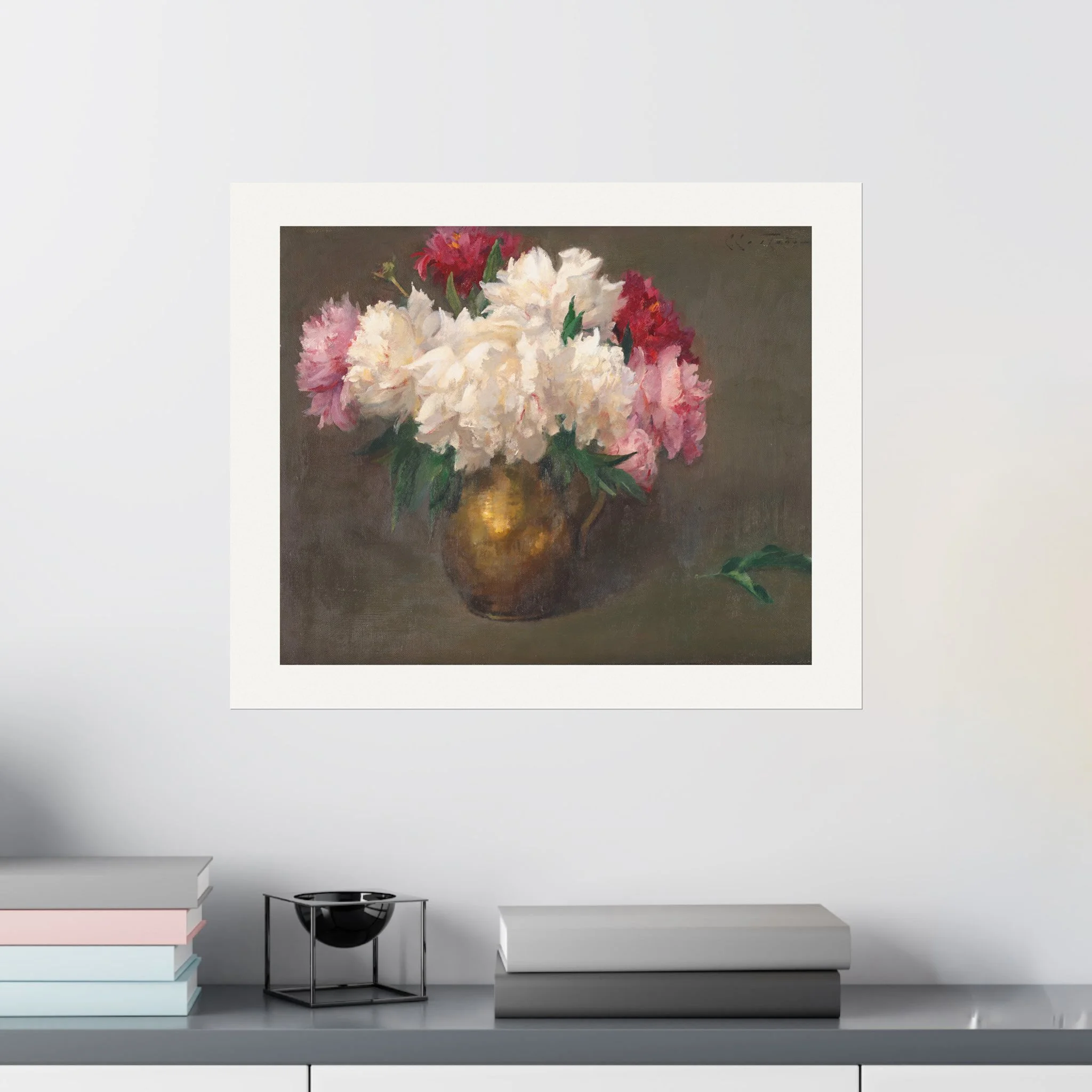 cc - peonies with gold vase 24"x20".jpg