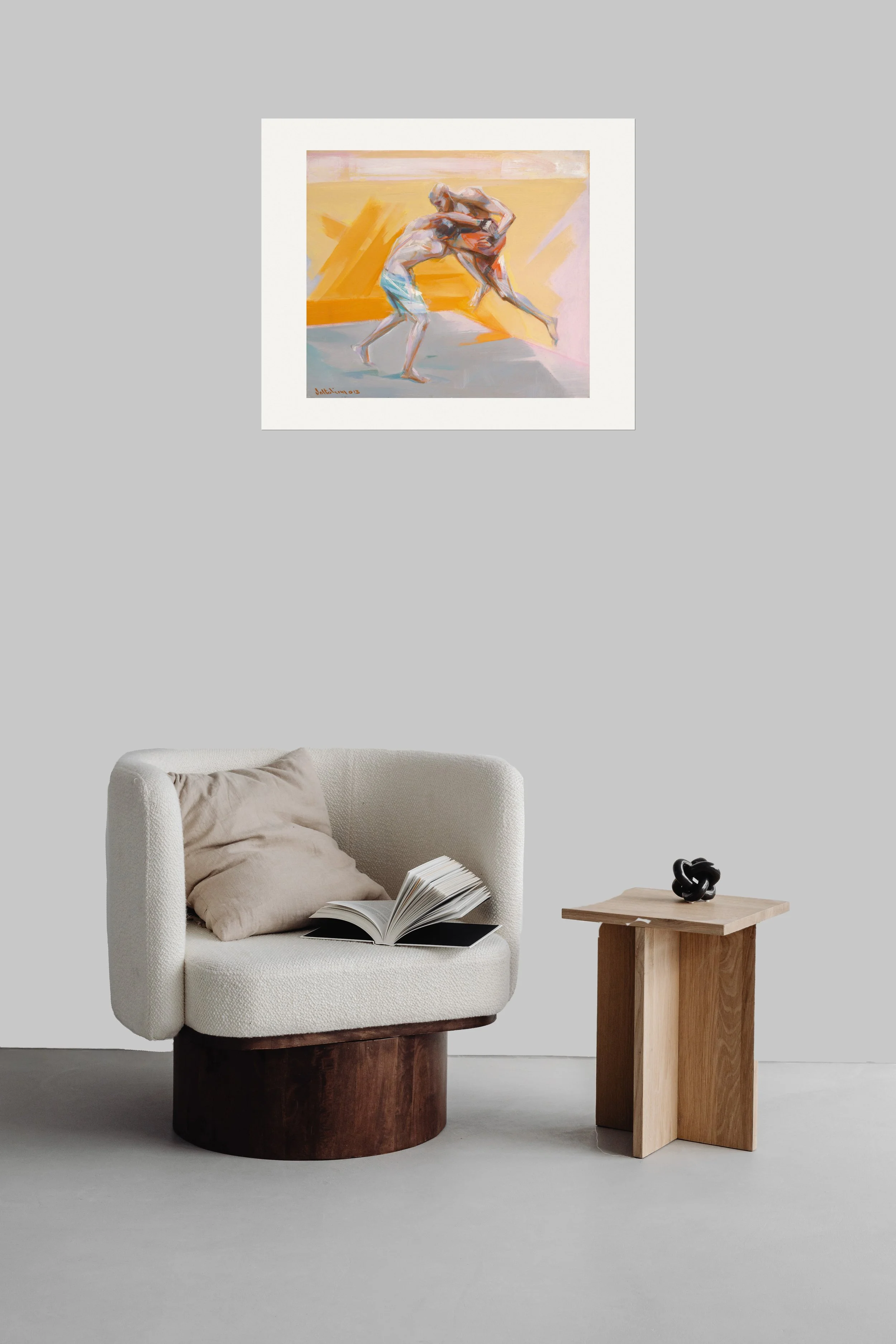 lv - flying knee 24"x20".jpg