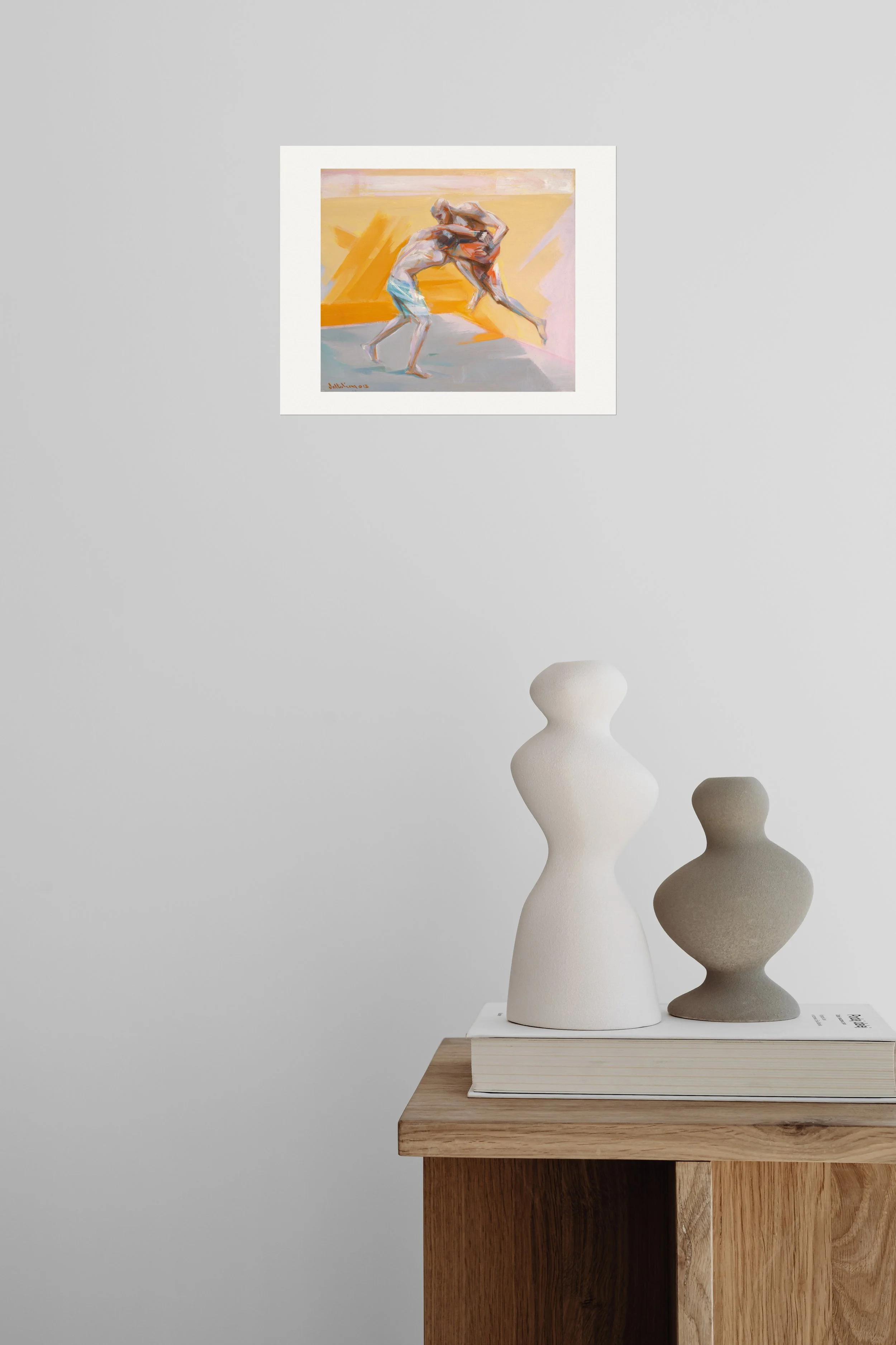lv - flying knee 20"x16".jpg