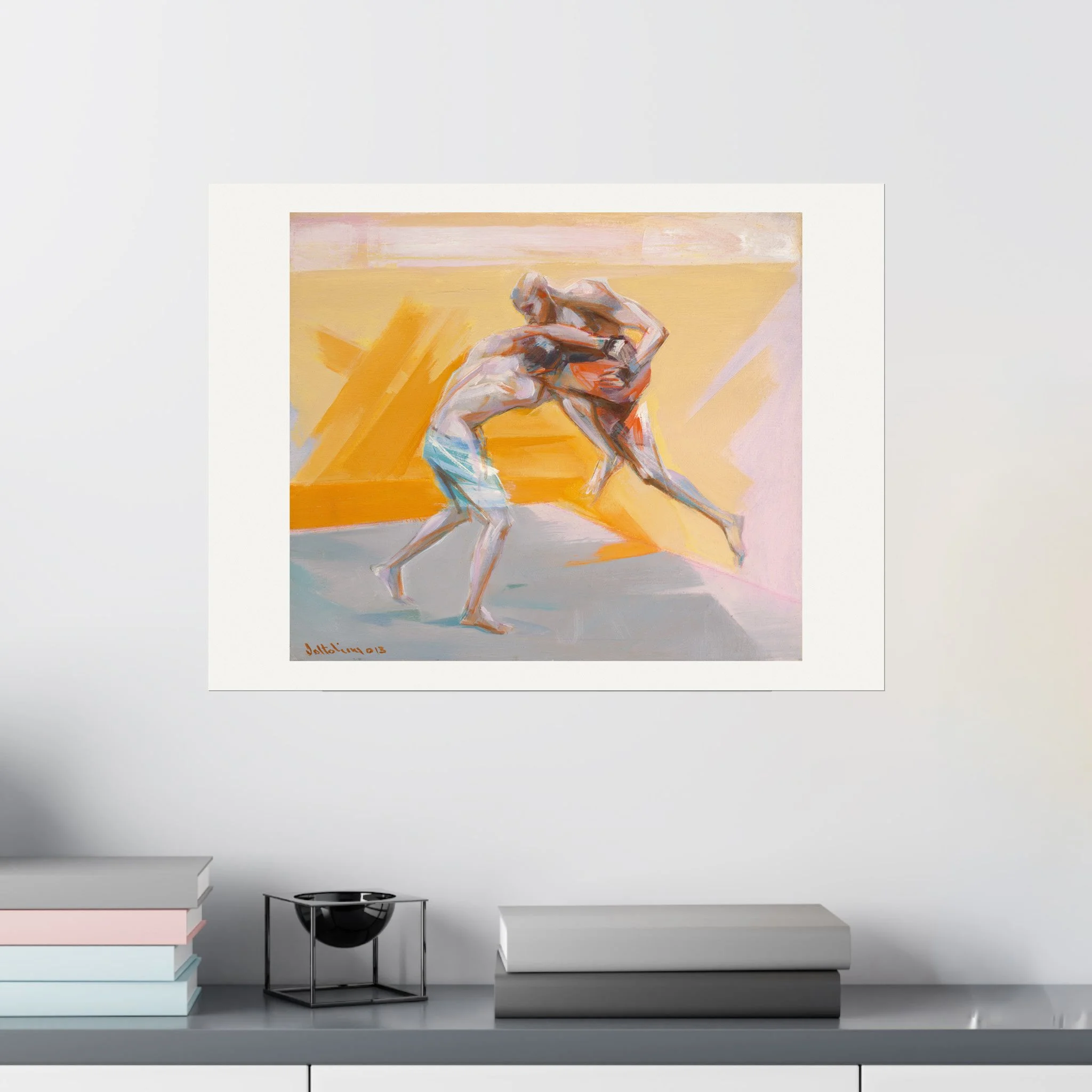 lv - flying knee 40"x30".jpg