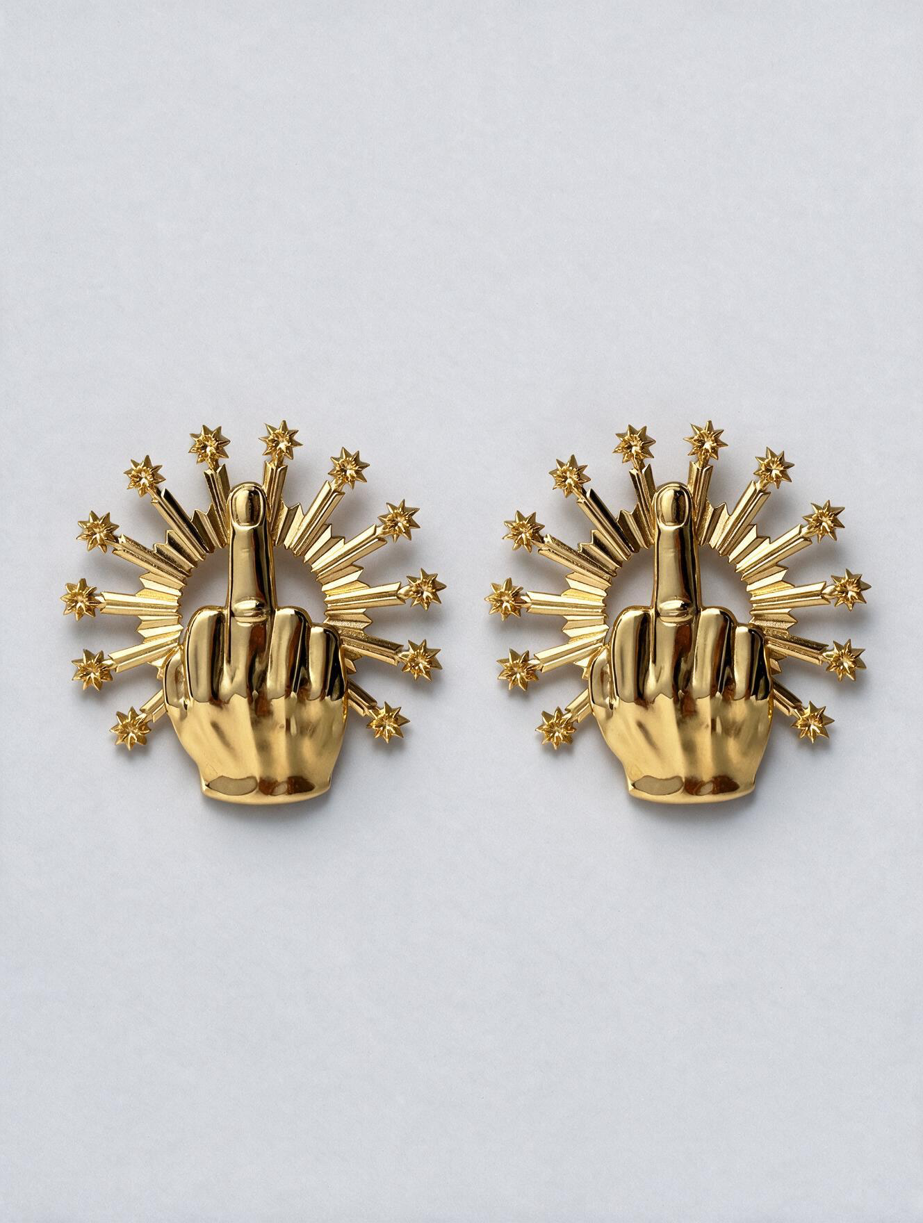 IRREVERENCE  PENDIENTES ORO