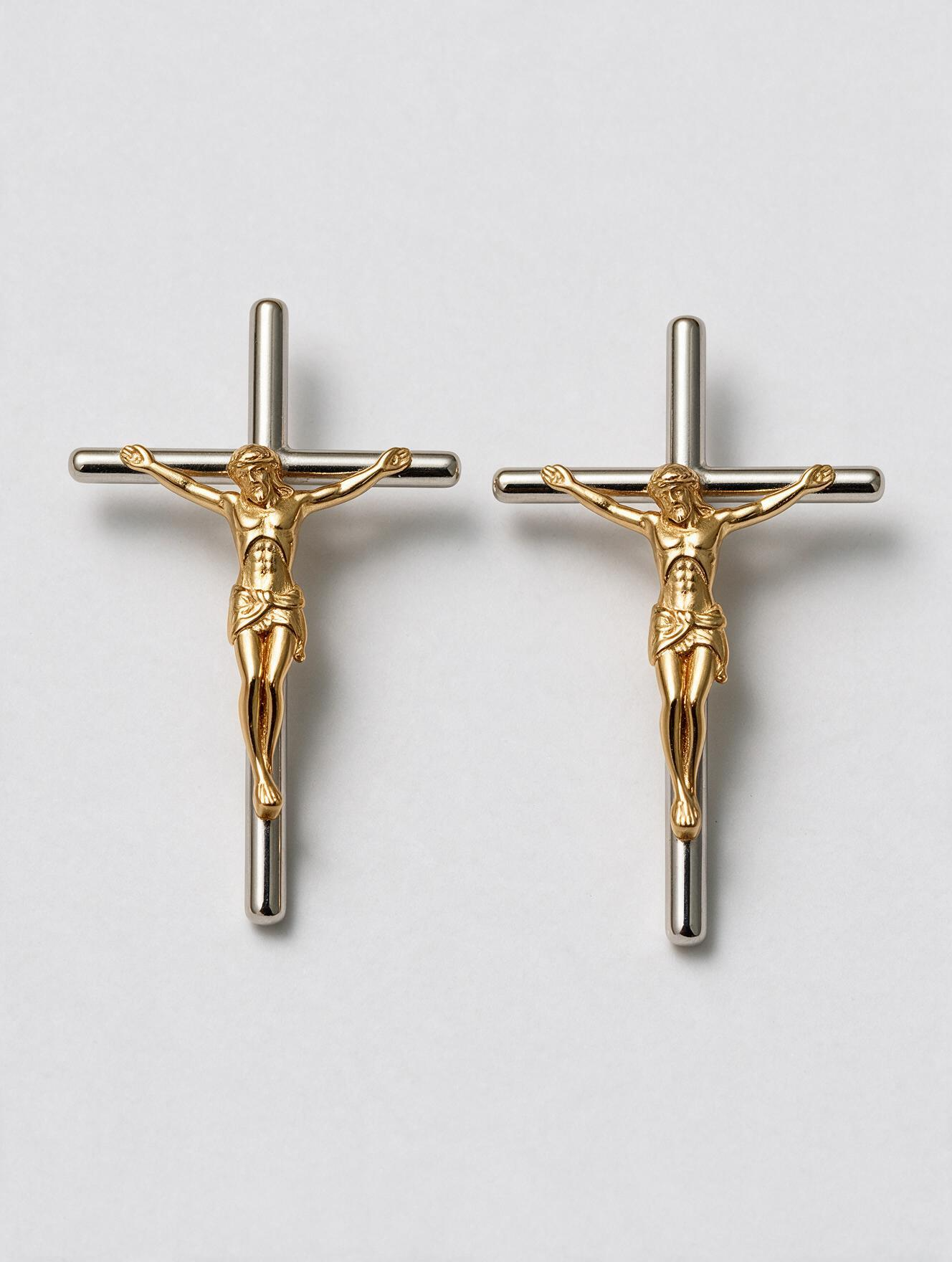 CRUX  PENDIENTES RODIO / ORO