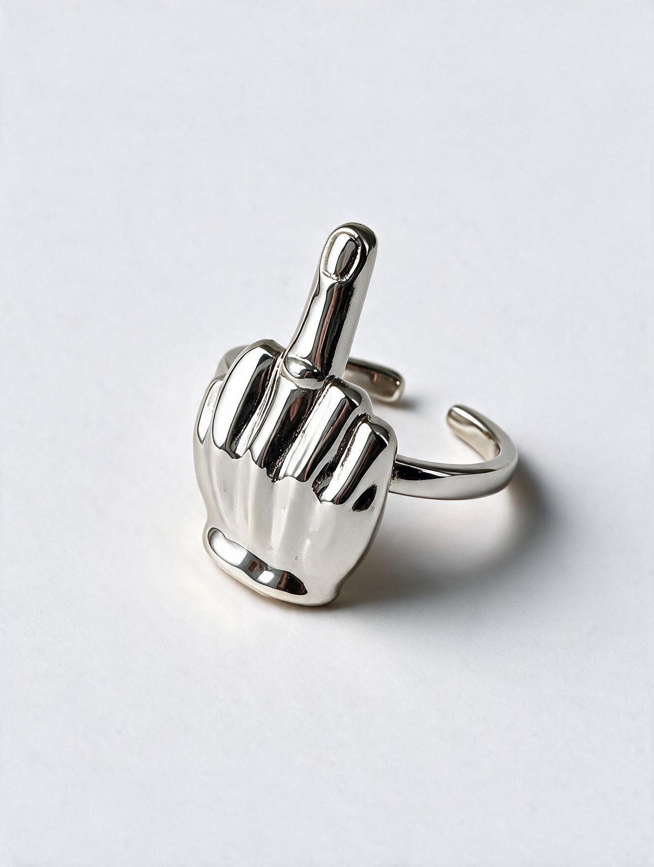 ANILLO IRREVERENCE RODIO