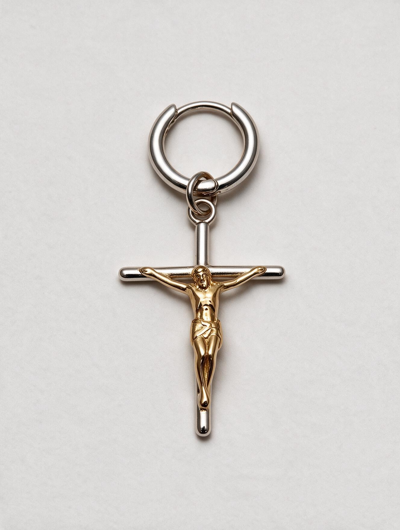 CRUX PIERCING RODIO/ORO