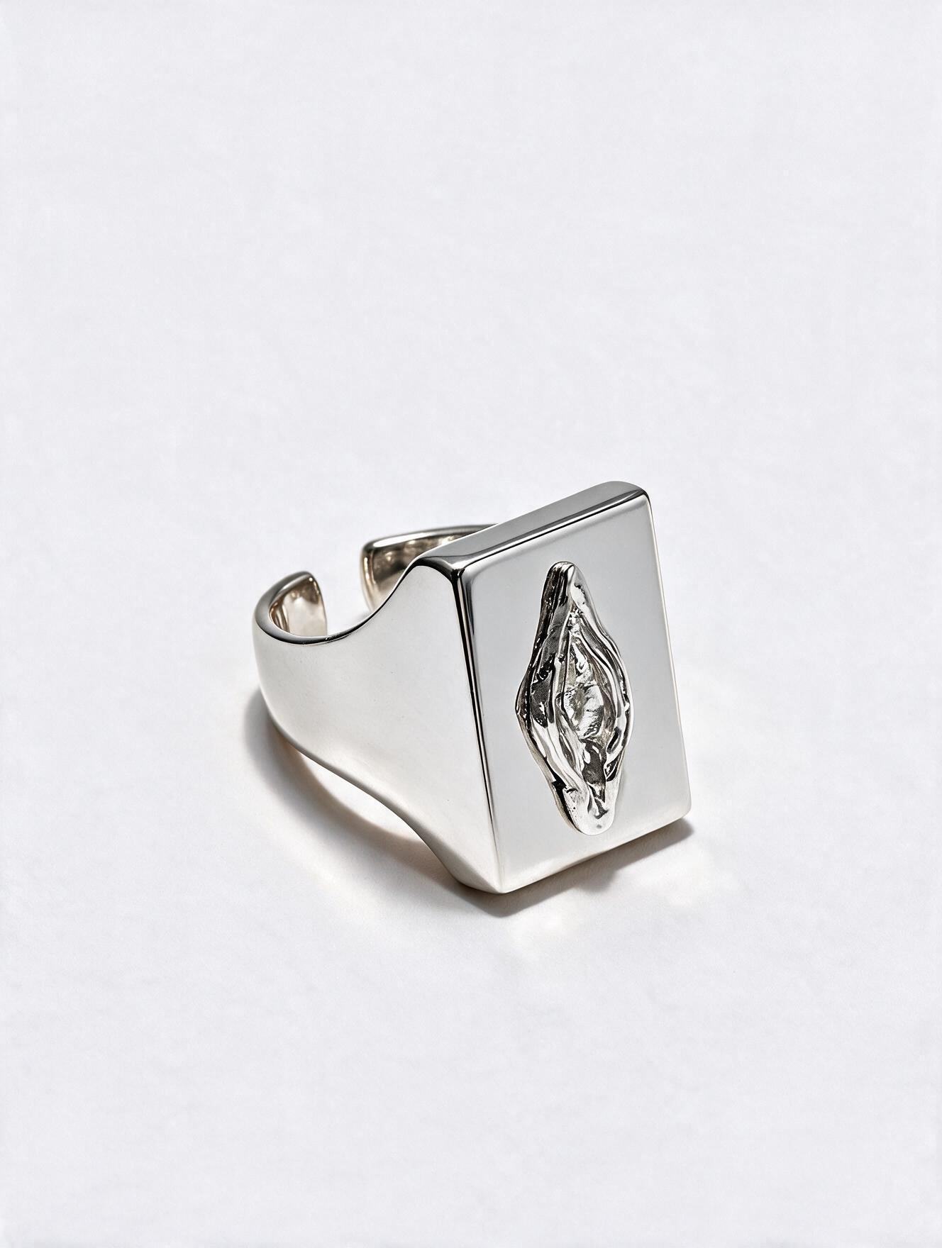 Pussy ANILLO plateado