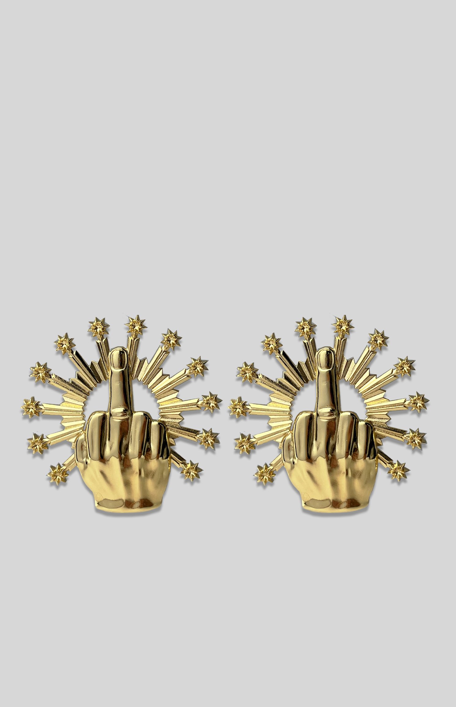 IRREVERENCE  PENDIENTES ORO