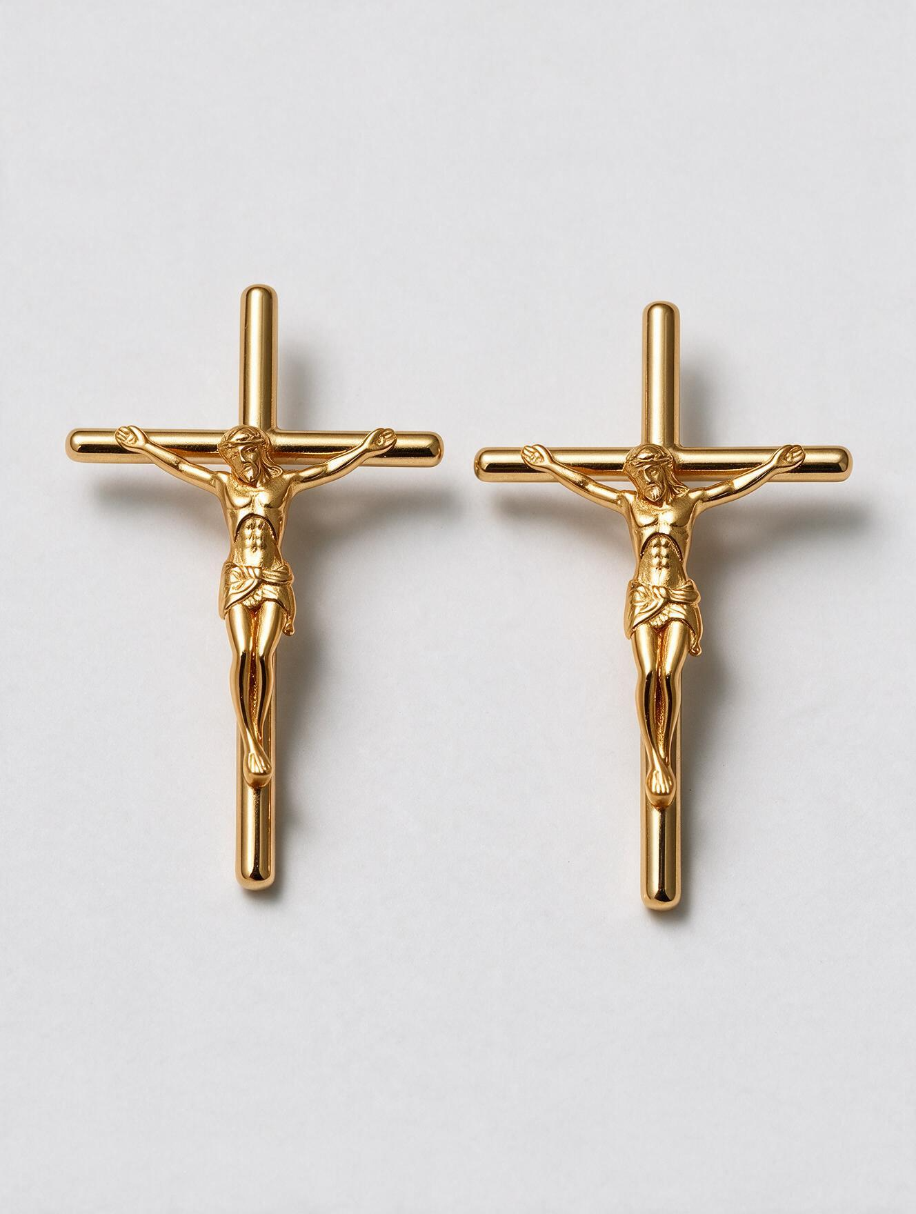 CRUX  PENDIENTES ORO