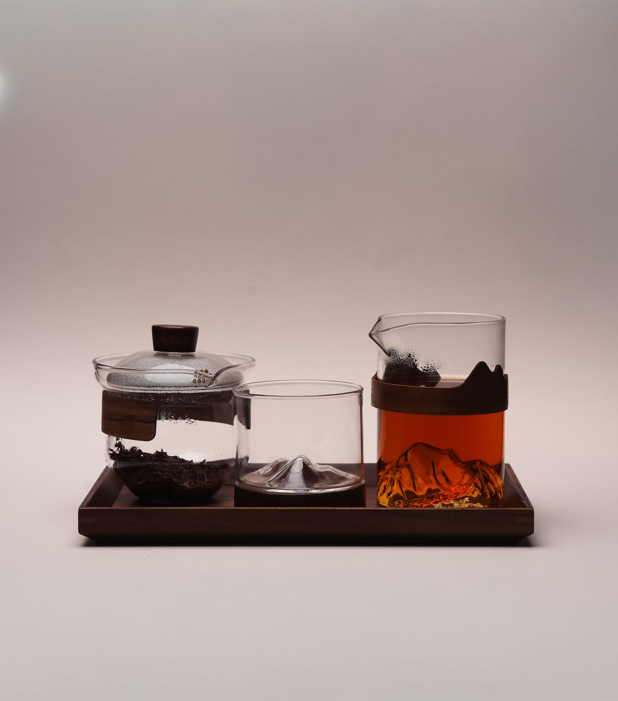 Curated tea flight featuring premium loose-leaf teas