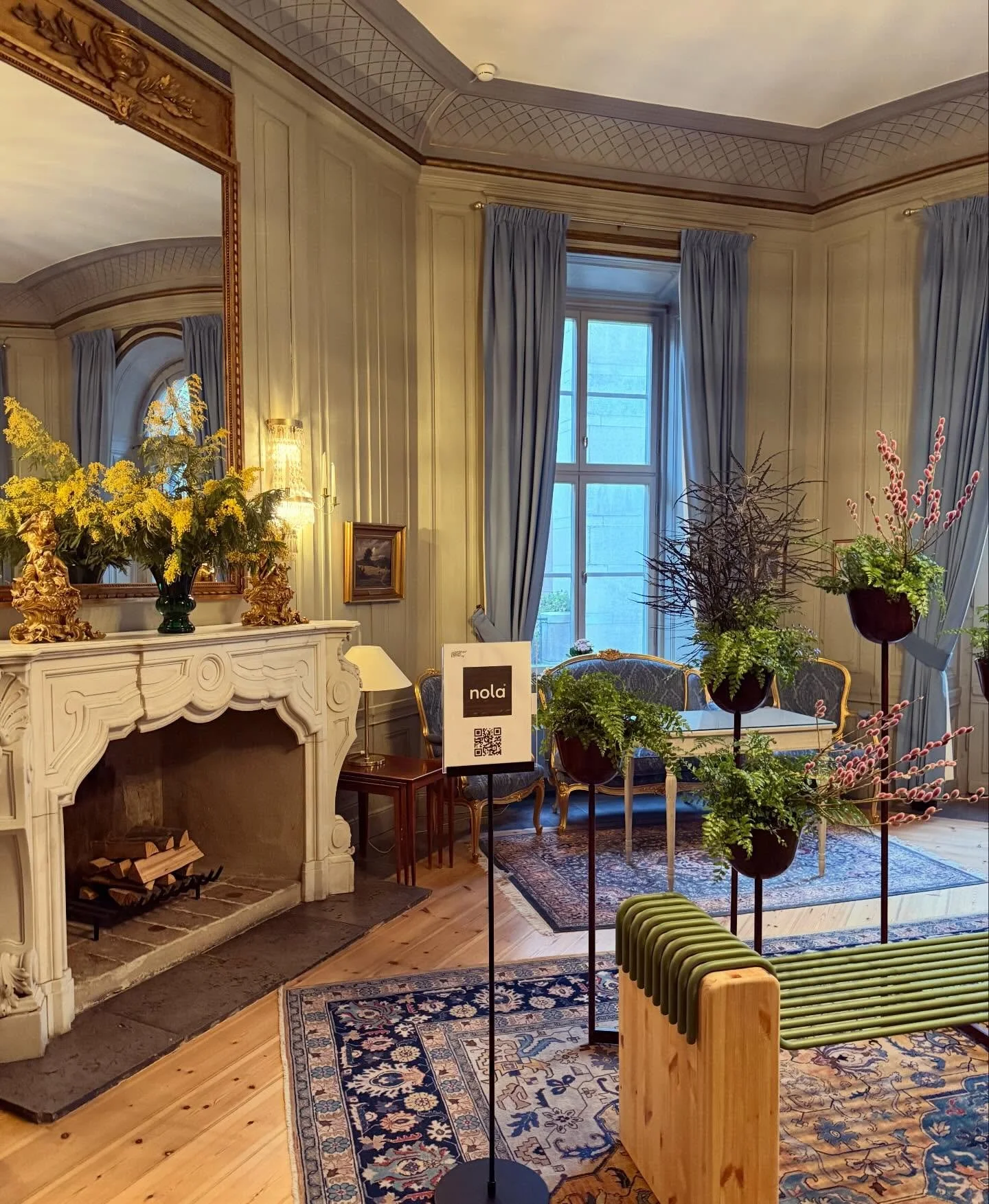 Planterade &rdquo;Dizygothea elegantissima&rdquo;
&rdquo;Tetrastigma voinierianum&rdquo;
&rdquo;Asplenium parvati&rdquo; och &rdquo;Salix Aso&rdquo; i en otrolig oas f&ouml;r @nola_urban_furniture p&aring; @scandinaviandesignembassy