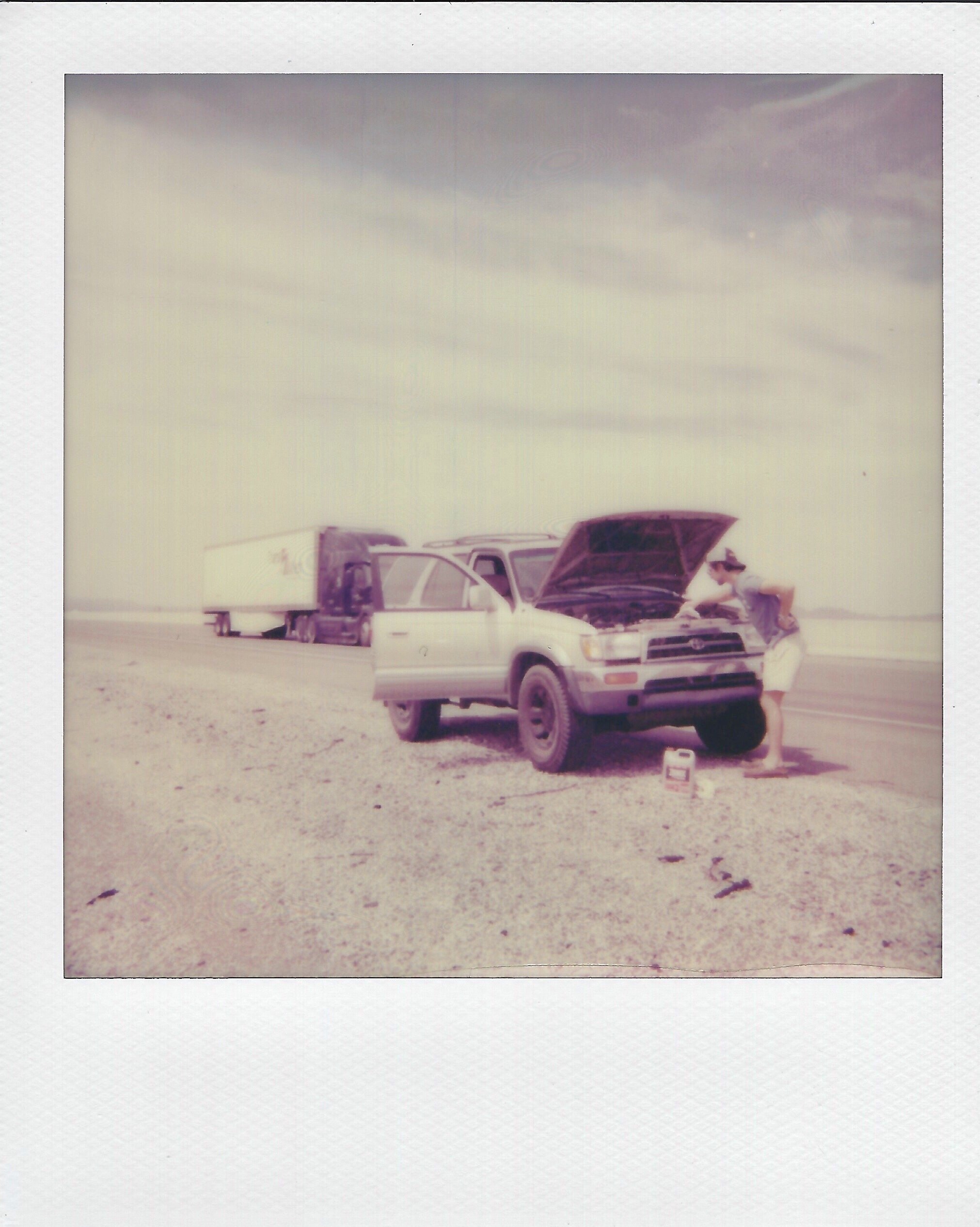 when we duct taped the radiator and drove four hours