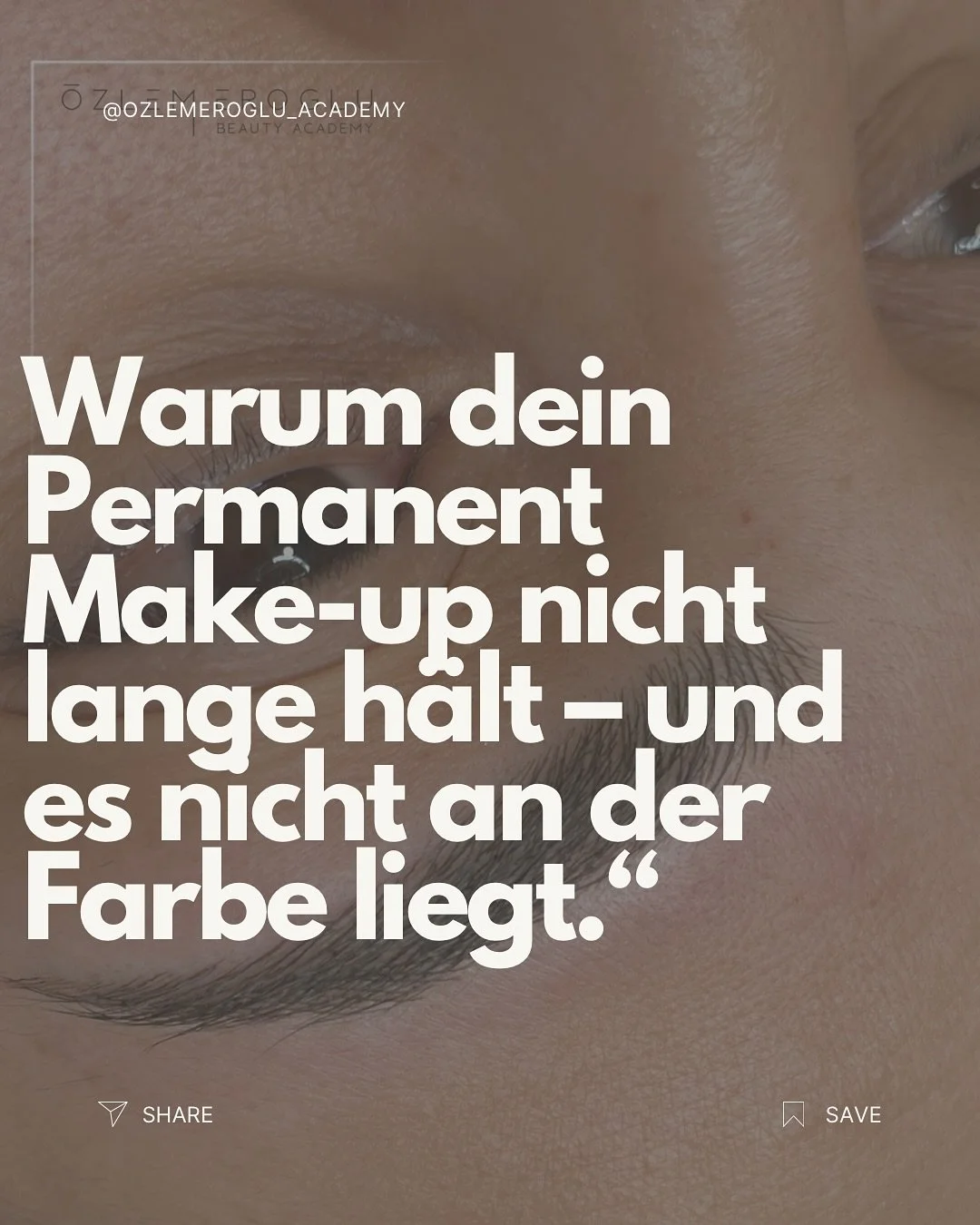 Warum dein Permanent Make-up nicht lange hält – und es nicht an der Farbe liegt.
Viele denken: „Mein PMU verblasst schnell, weil die Farbe nicht gut ist.“
❌ Falsch – in 80 % der Fälle liegt es an anderen Faktoren.