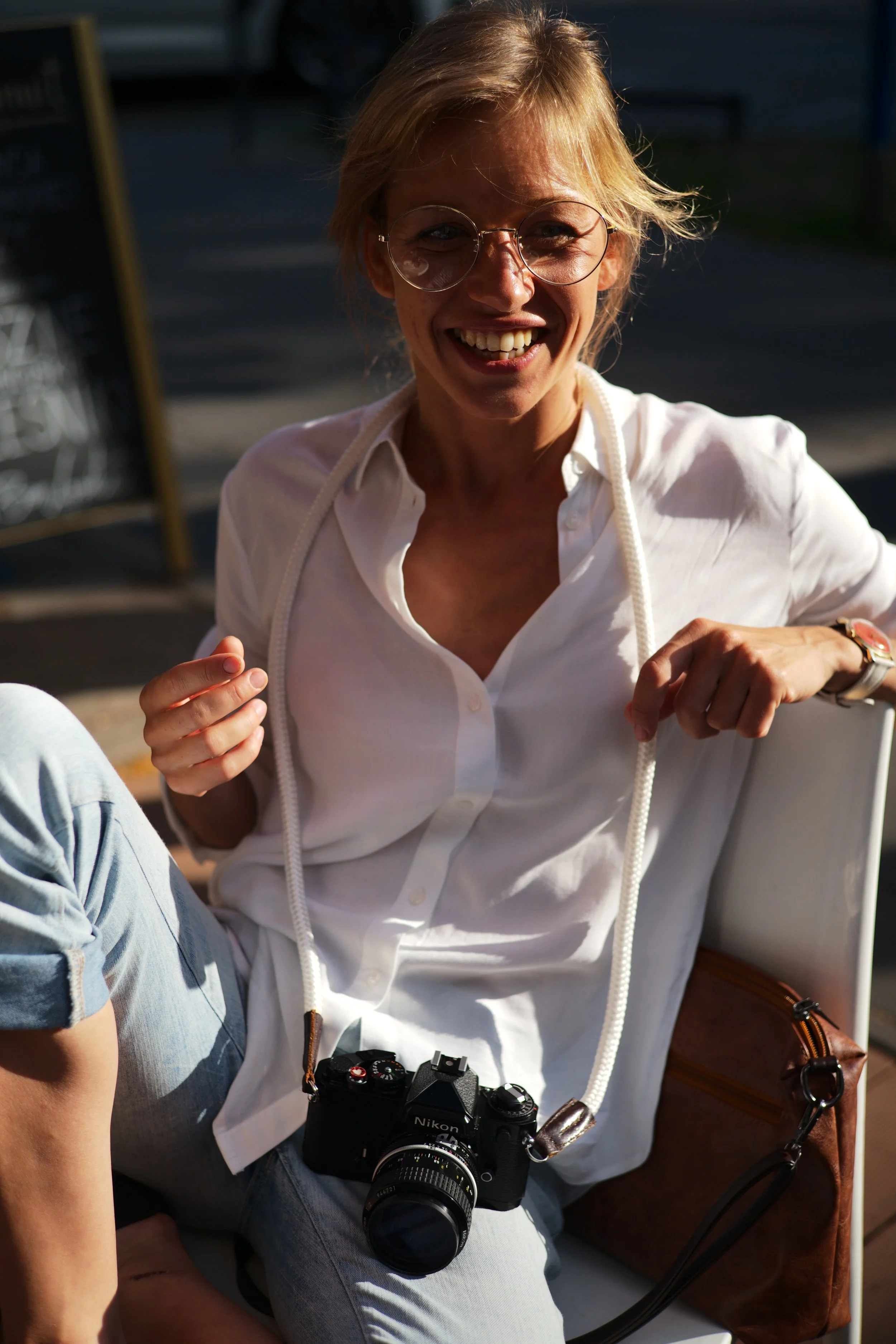 Nikon rope camera strap adds a touch of nautical style to your photography. The durable materials provide a secure hold for your camera. Only from Sailor Strap