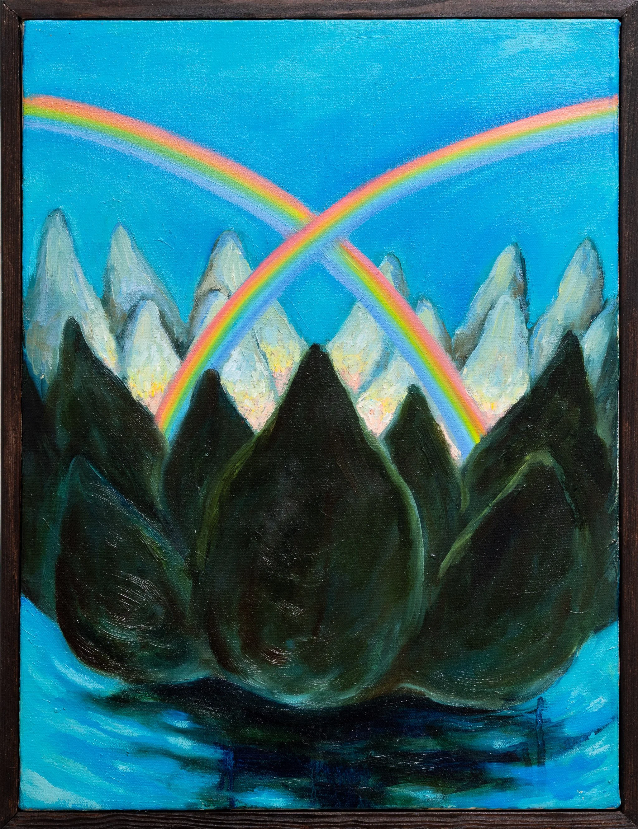 Becoming fully oneself, 2025. Oil on canvas - 40 x 30 cm