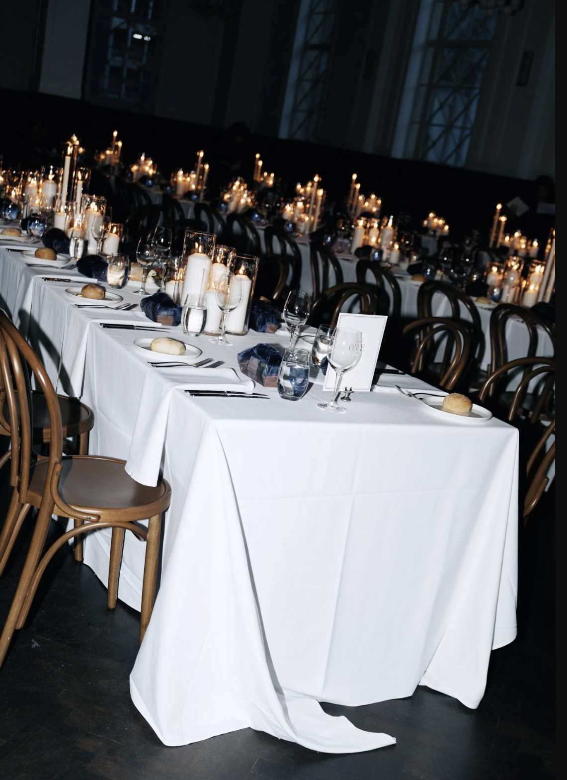 Pillar candle wedding setup melbourne candle hire