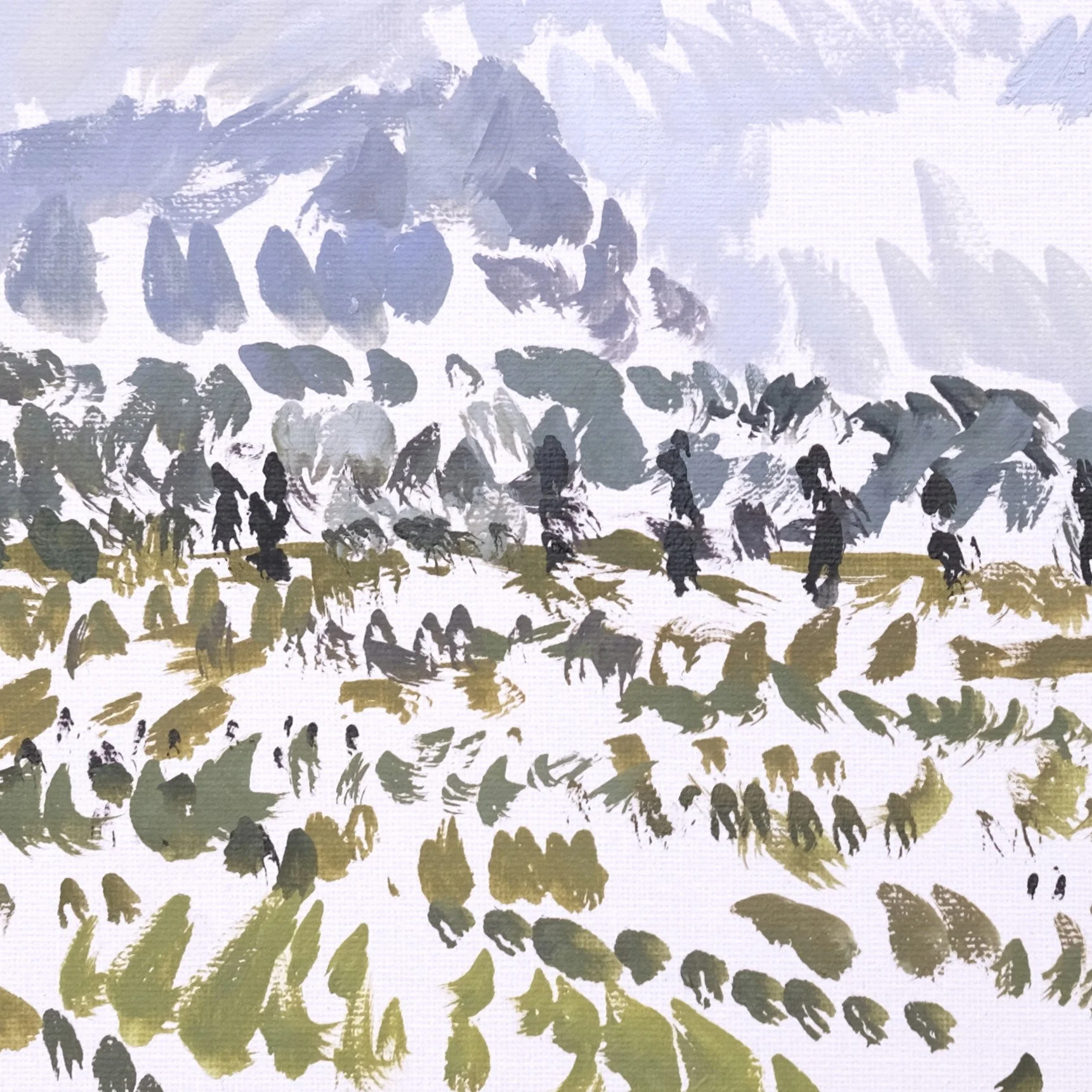 Crop-Sainte Victoire Seen from the Chemin des Lauves Oil painting on canvas 11x14”.jpg