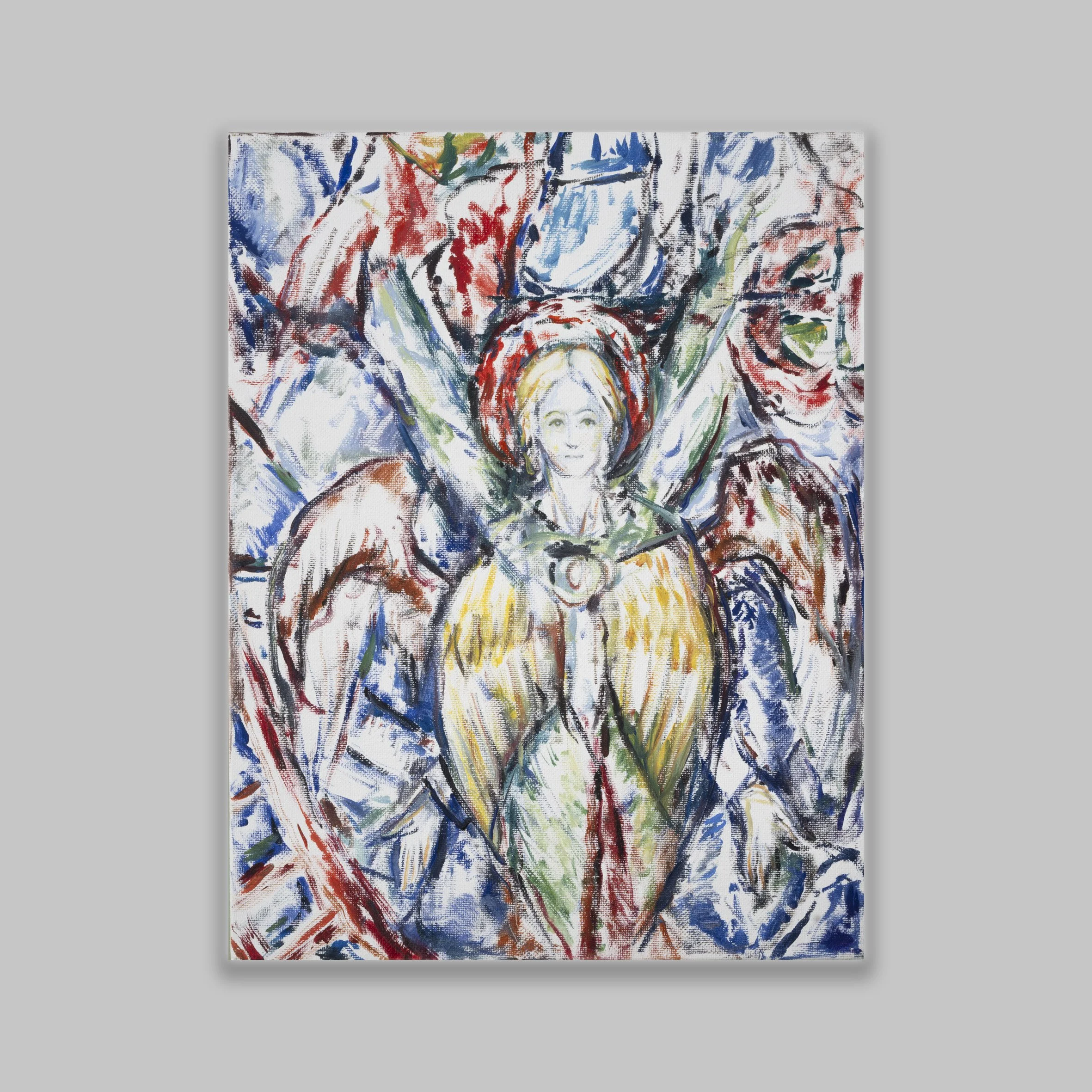 GB Study after Chartres Stain Glass  panel 36 Séraphin.jpg