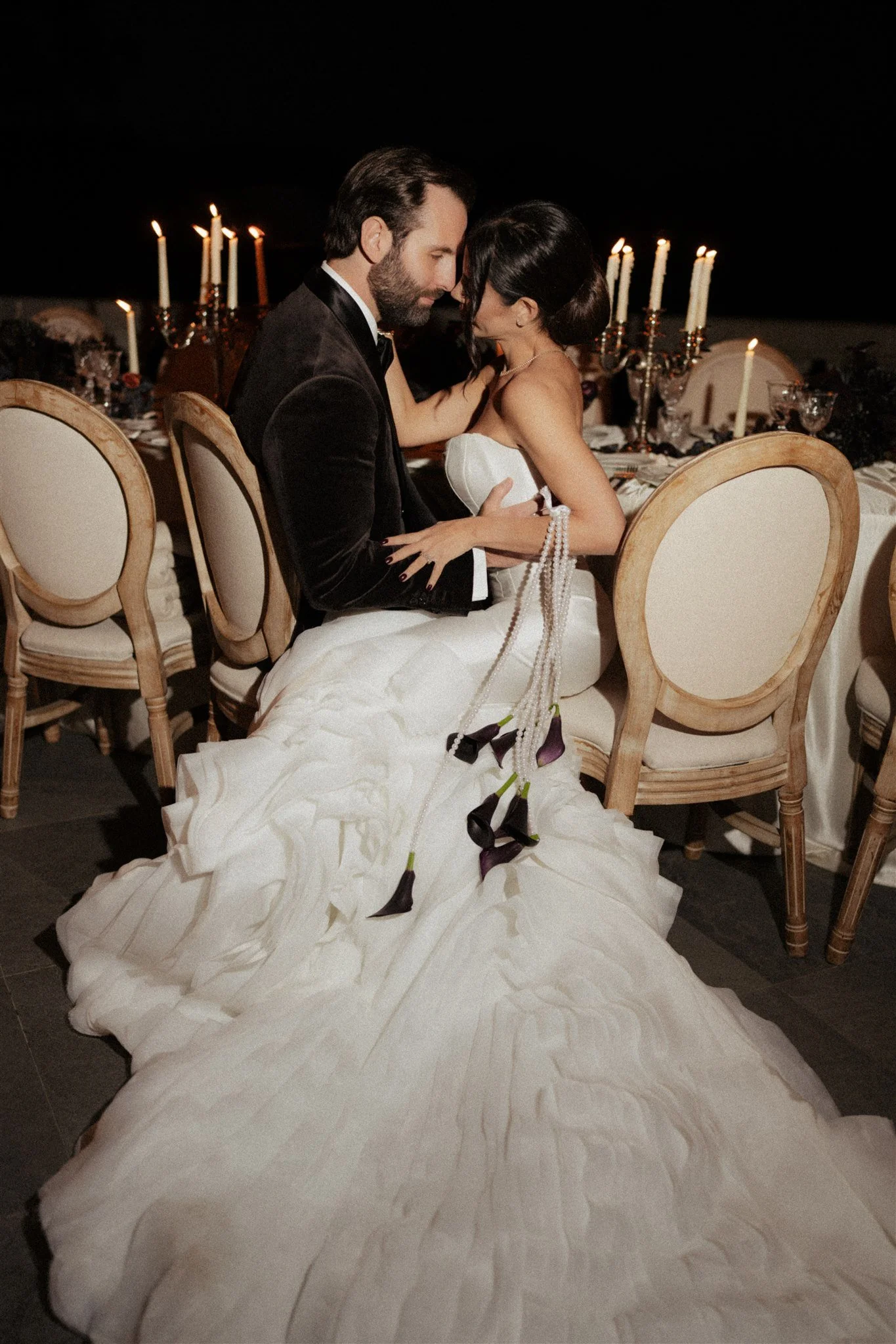 Dramatic Winter Wedding in Chateau Bouffémont